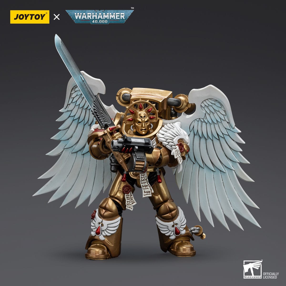 Warhammer 40k: Blood Angels Sanguinary Guard with Encarmine Sword 1-Actionfiguren-JoyToy-Mighty Underground