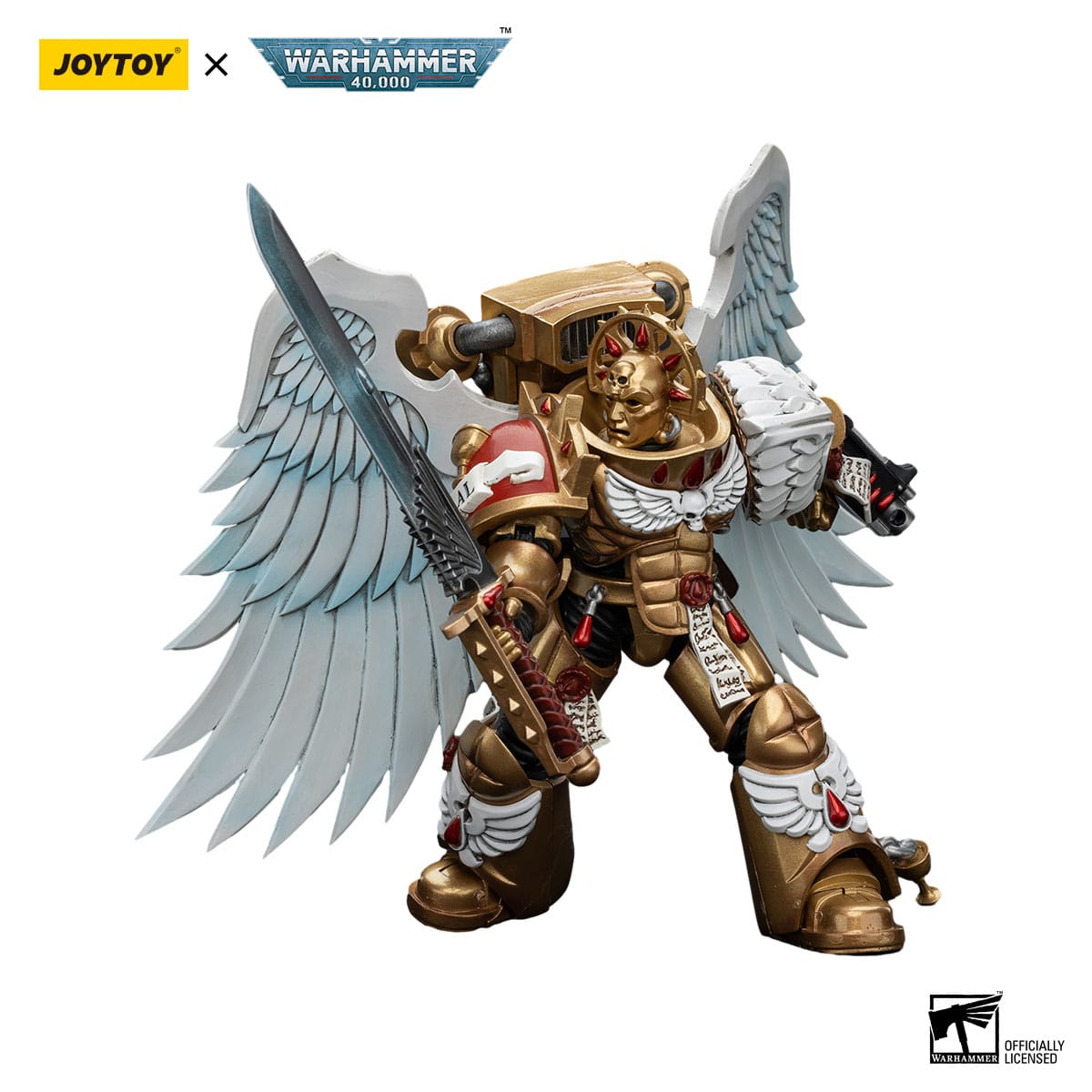 Warhammer 40k: Blood Angels Sanguinary Guard with Encarmine Sword 1-Actionfiguren-JoyToy-Mighty Underground