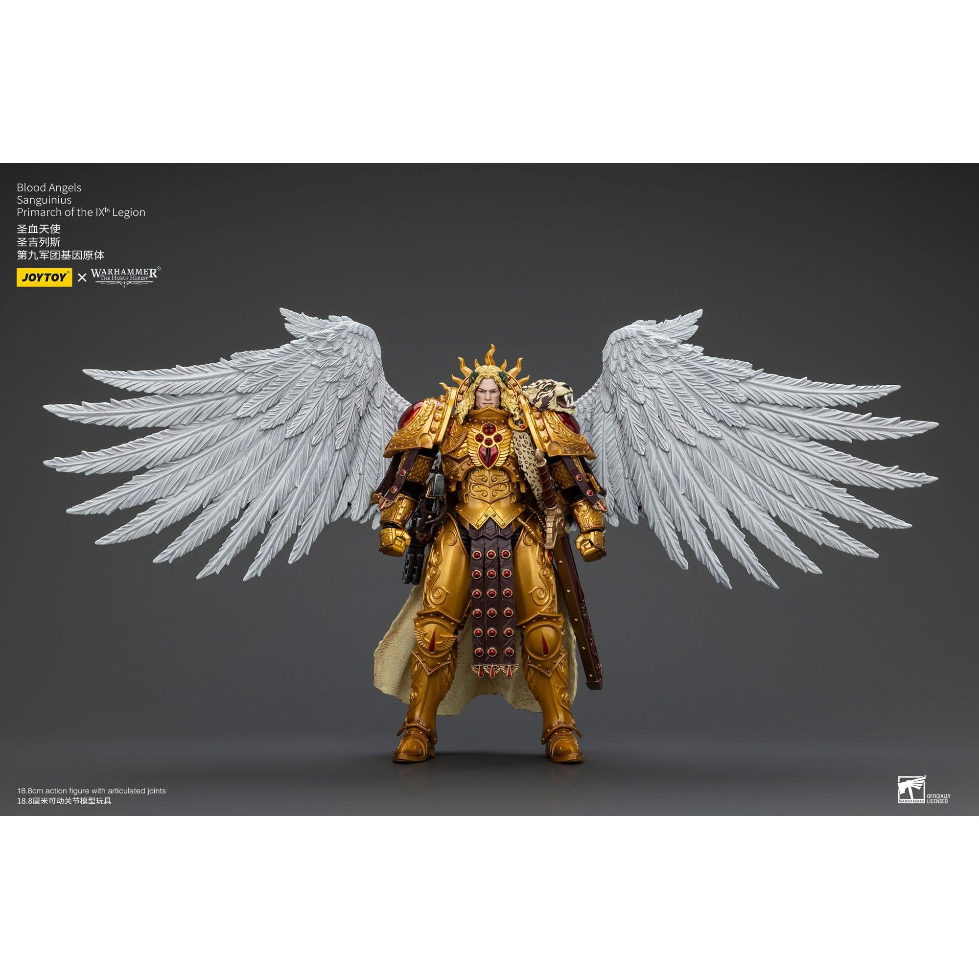 Warhammer 40k: Blood Angels Sanguinius Primarch of the IXth Legion - 19 cm (The Horus Heresy)-Actionfiguren-JoyToy-Mighty Underground