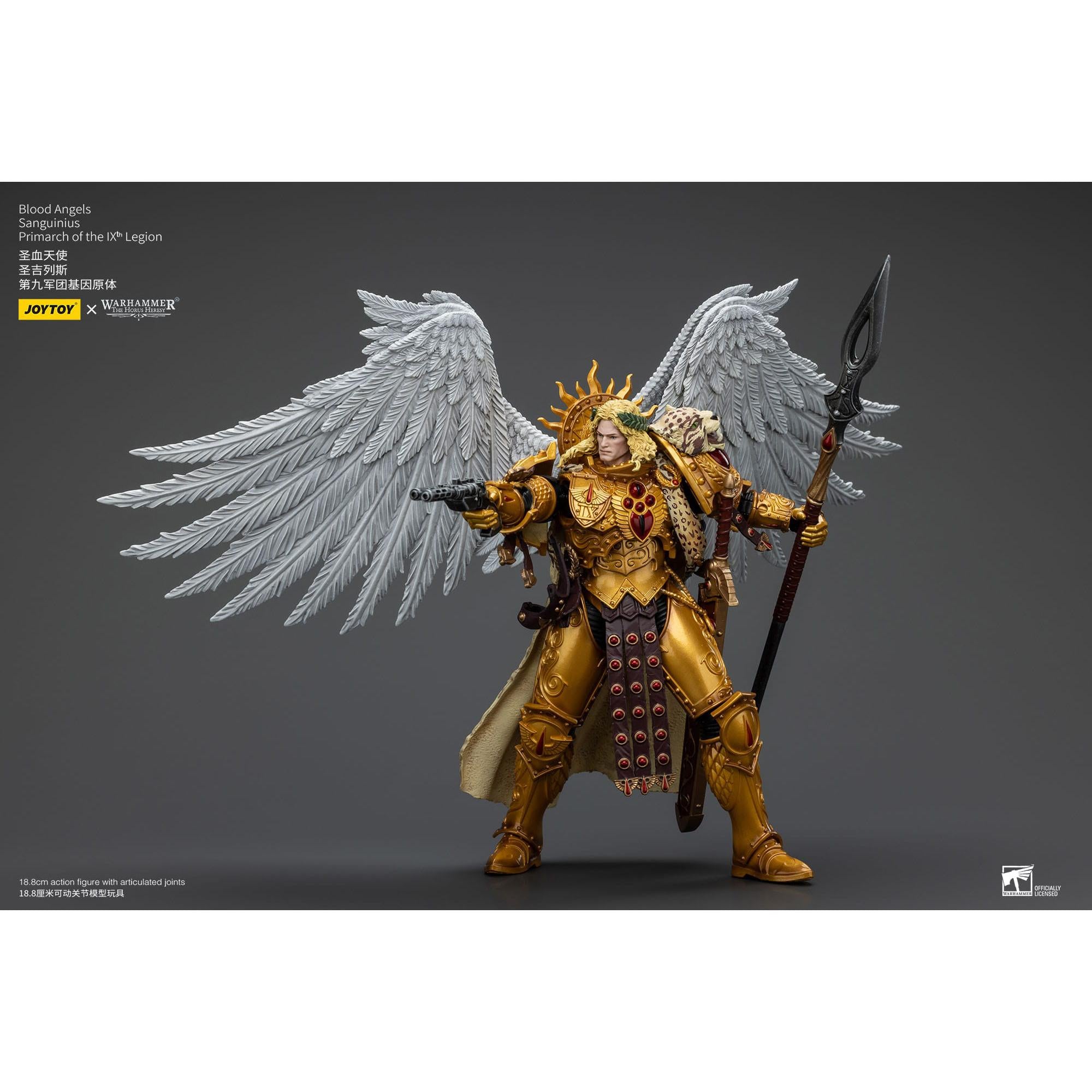 Warhammer 40k: Blood Angels Sanguinius Primarch of the IXth Legion - 19 cm (The Horus Heresy)-Actionfiguren-JoyToy-Mighty Underground