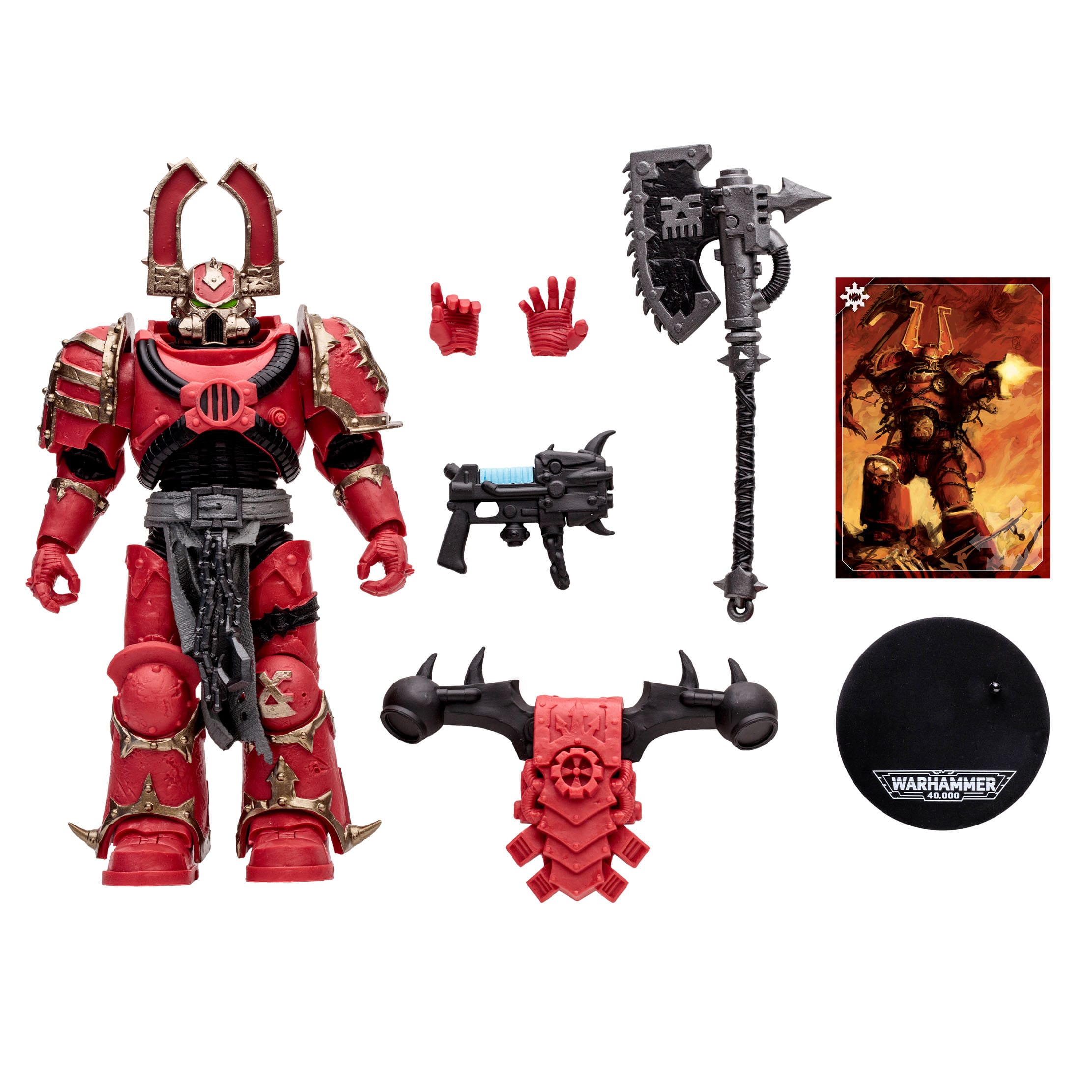 Warhammer 40k: Chaos Space Marines World Eaters Khorne Berzerker-Actionfiguren-McFarlane Toys-Mighty Underground