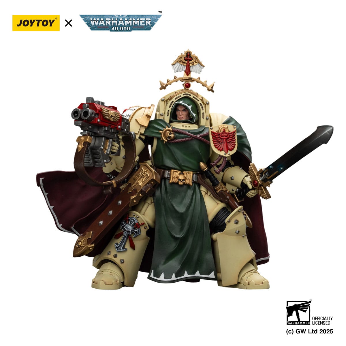 Warhammer 40k: Dark Angels Belial Grand Master of The Deathwing With the Sword of Silence and Storm Bolter-Actionfiguren-JoyToy-Mighty Underground