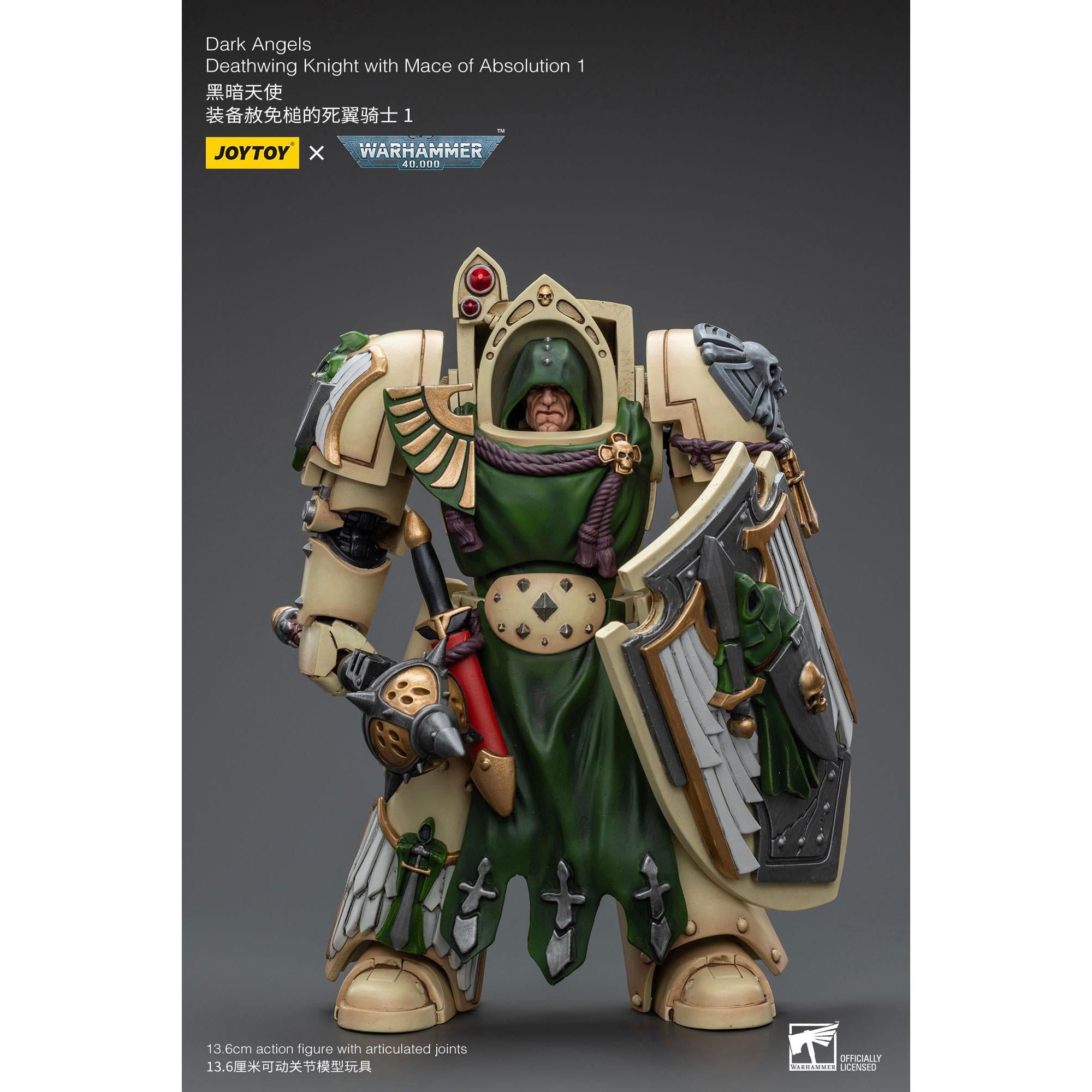 Warhammer 40k: Dark Angels Deathwing Knight with Mace of Absolution 1-Actionfiguren-JoyToy-Mighty Underground