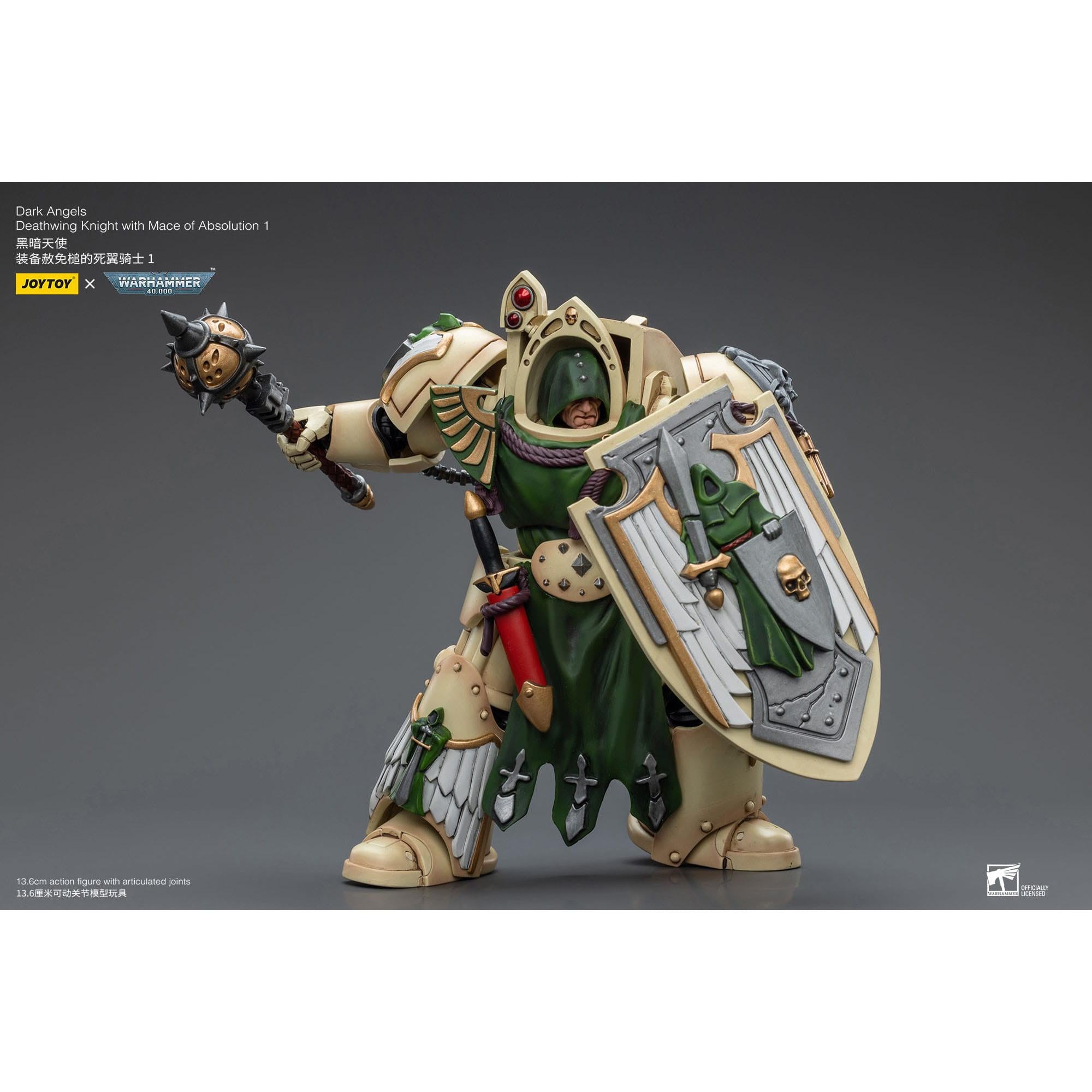 Warhammer 40k: Dark Angels Deathwing Knight with Mace of Absolution 1-Actionfiguren-JoyToy-Mighty Underground