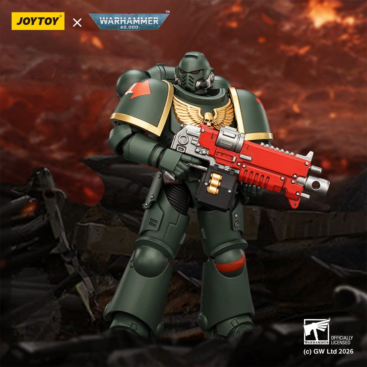 Warhammer 40k: Dark Angels Intercessor-Actionfiguren-JoyToy-Mighty Underground