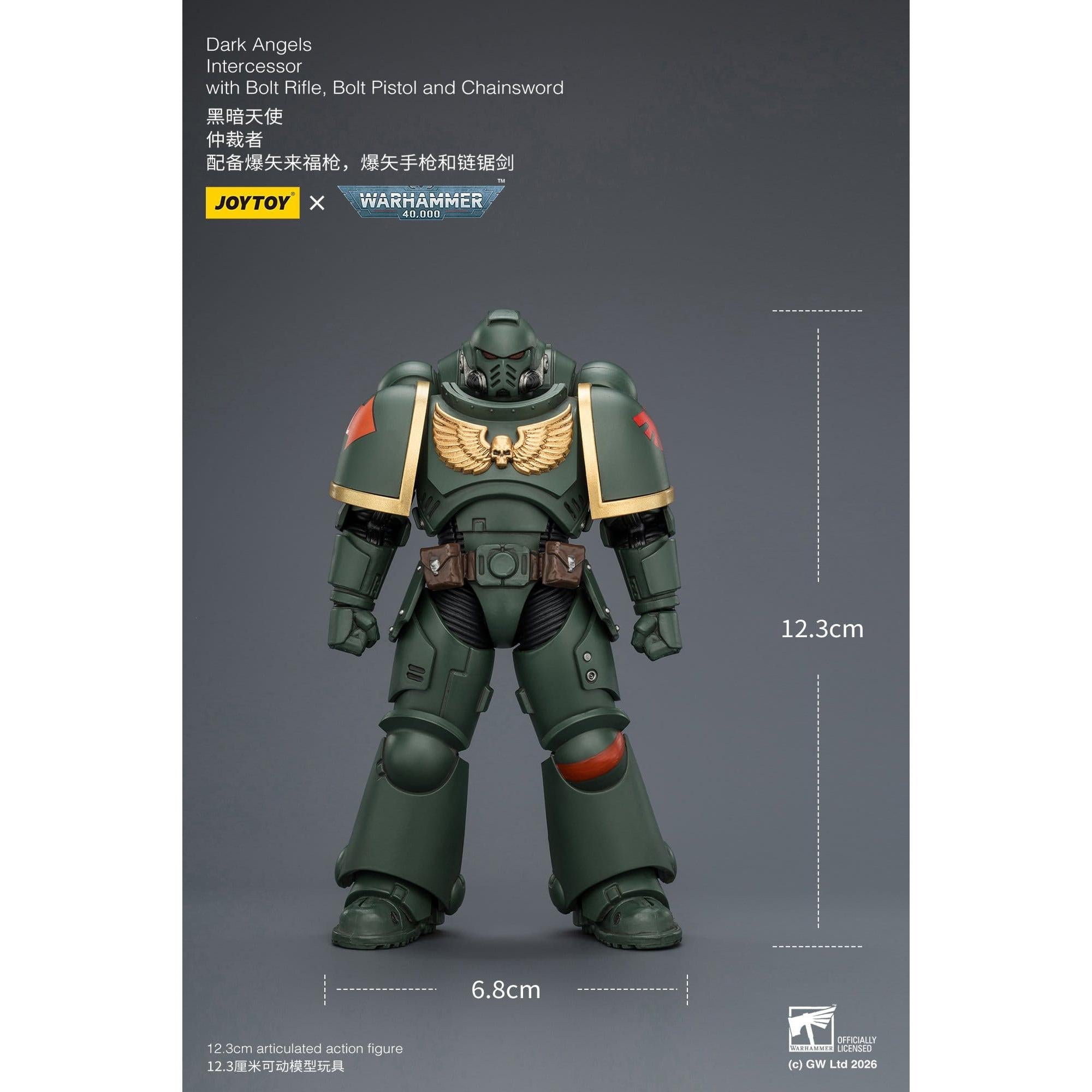 Warhammer 40k: Dark Angels Intercessor-Actionfiguren-JoyToy-Mighty Underground
