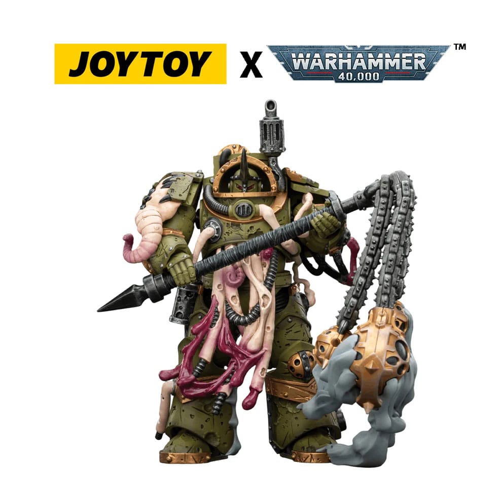 Warhammer 40k: Death Guard Blightlord Terminator 2 with Flail of Corruption-Actionfiguren-JoyToy-Mighty Underground