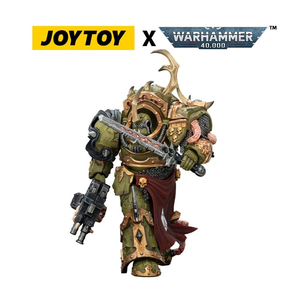 Warhammer 40k: Death Guard Blightlord Terminator 3 with Combi-bolter and Bubotic Blade-Actionfiguren-JoyToy-Mighty Underground