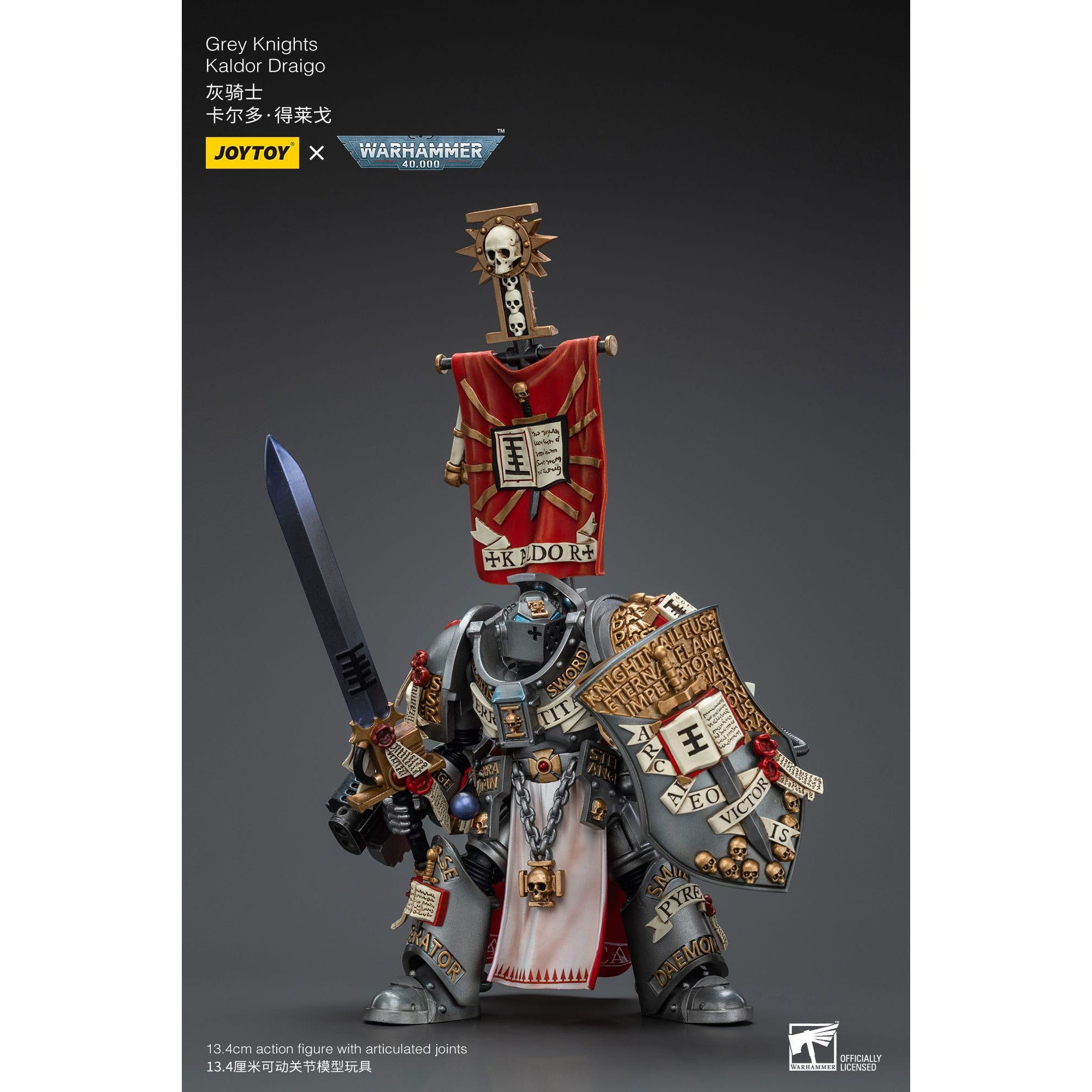 Warhammer 40k: Grey Knights Kaldor Draigo - 14 cm-Actionfiguren-JoyToy-Mighty Underground