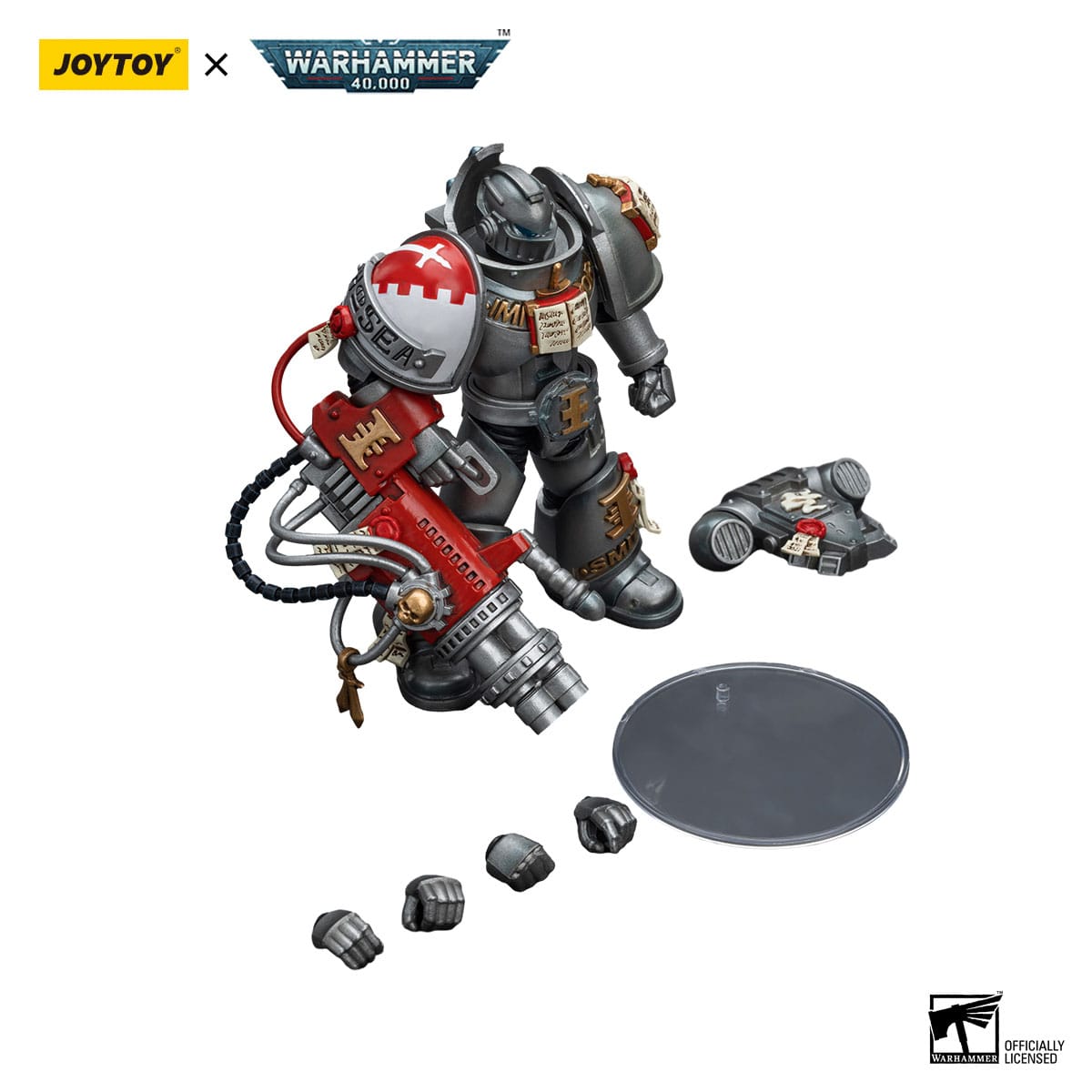 Warhammer 40k: Grey Knights Strike Squad Grey Knight with Psilencer-Actionfiguren-JoyToy-Mighty Underground