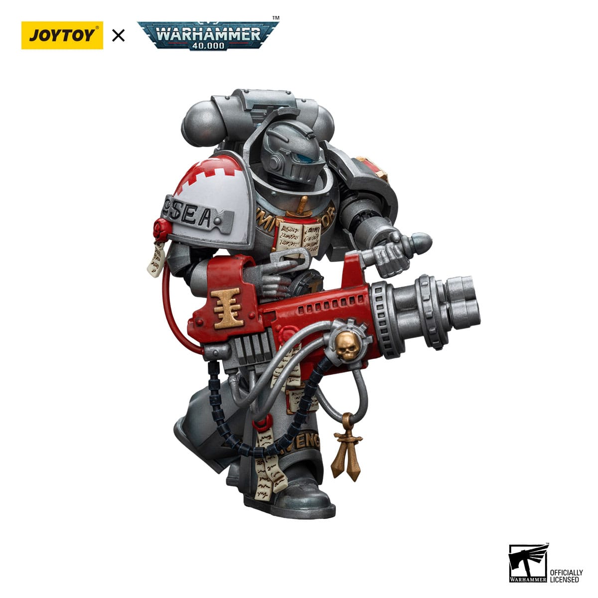 Warhammer 40k: Grey Knights Strike Squad Grey Knight with Psilencer-Actionfiguren-JoyToy-Mighty Underground