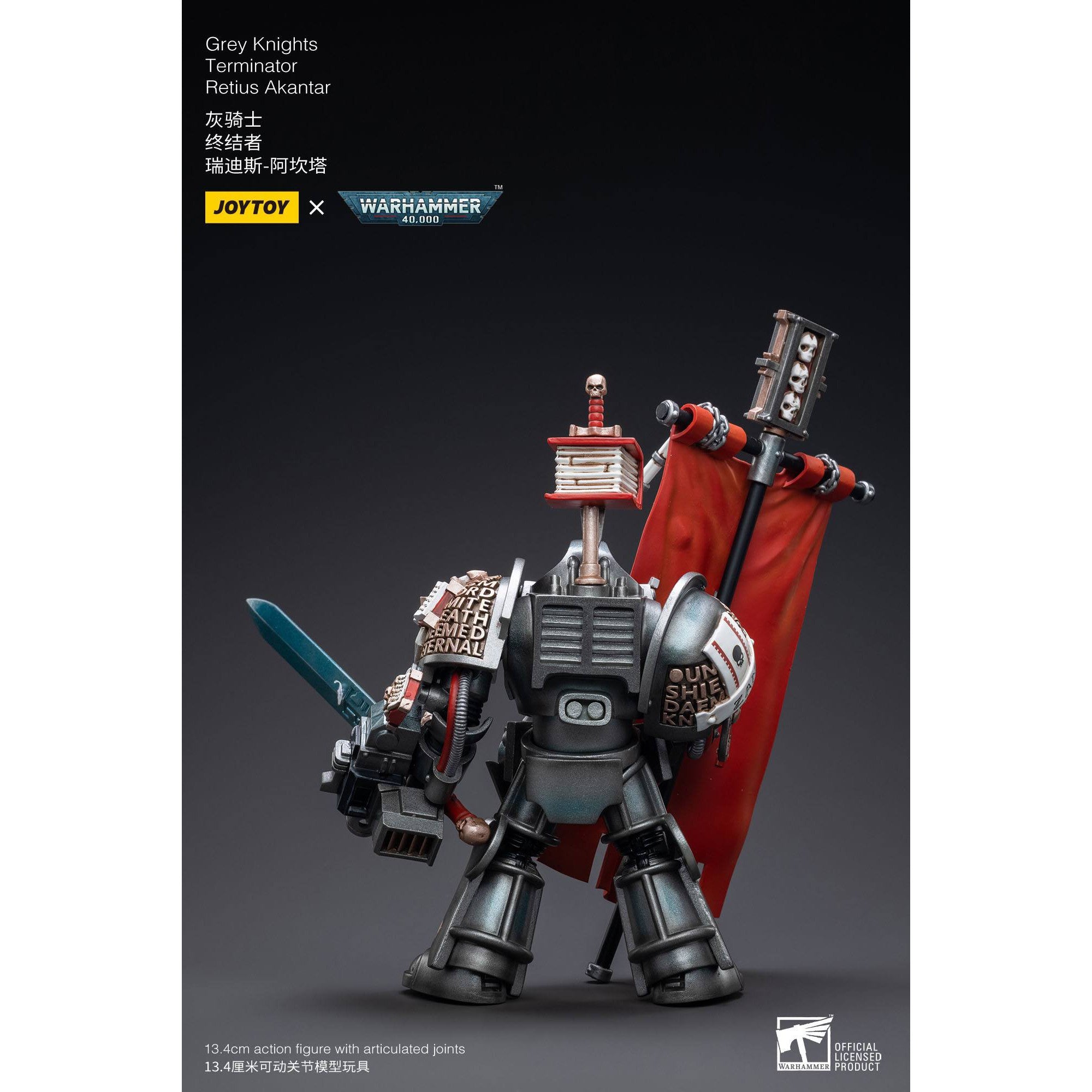 Warhammer 40k: Grey Knights Terminator Retius Akantar - 13 cm-Actionfiguren-JoyToy-Mighty Underground