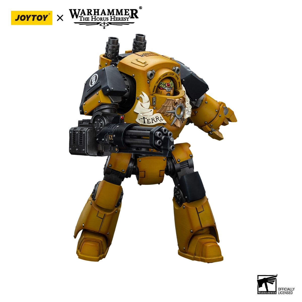 Warhammer 40k: Imperial Fists Contemptor Dreadnought - 12 cm (The Horus Heresy)-Actionfiguren-JoyToy-Mighty Underground