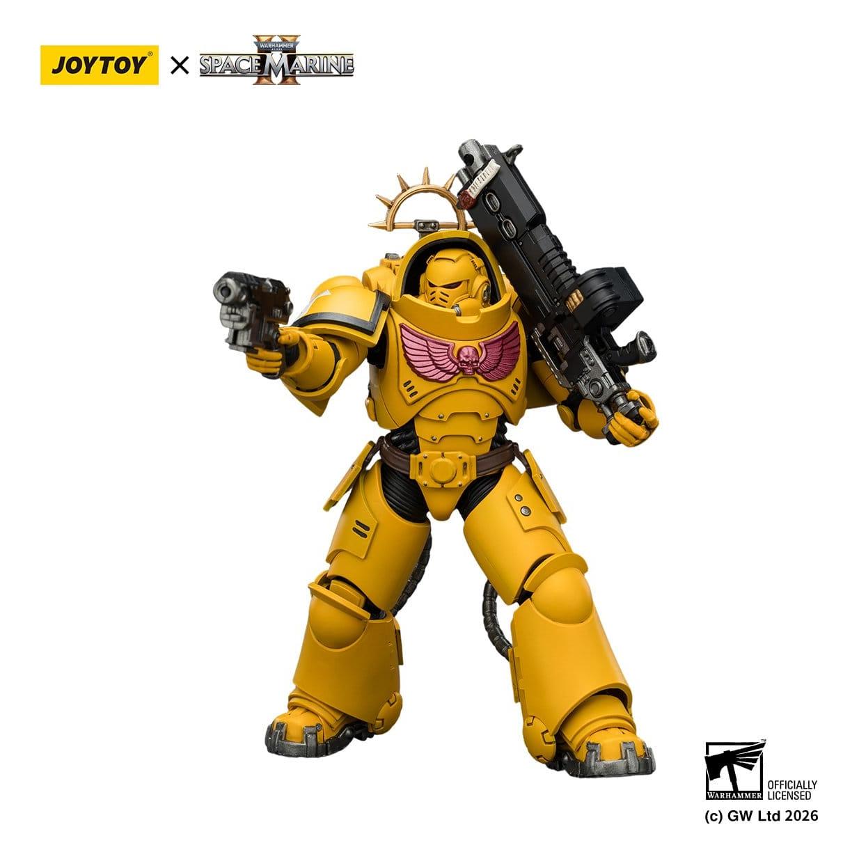 Warhammer 40k: Imperial Fists Heavy Intercessor (Game Edition, Spacemarine 2)-Actionfiguren-JoyToy-Mighty Underground