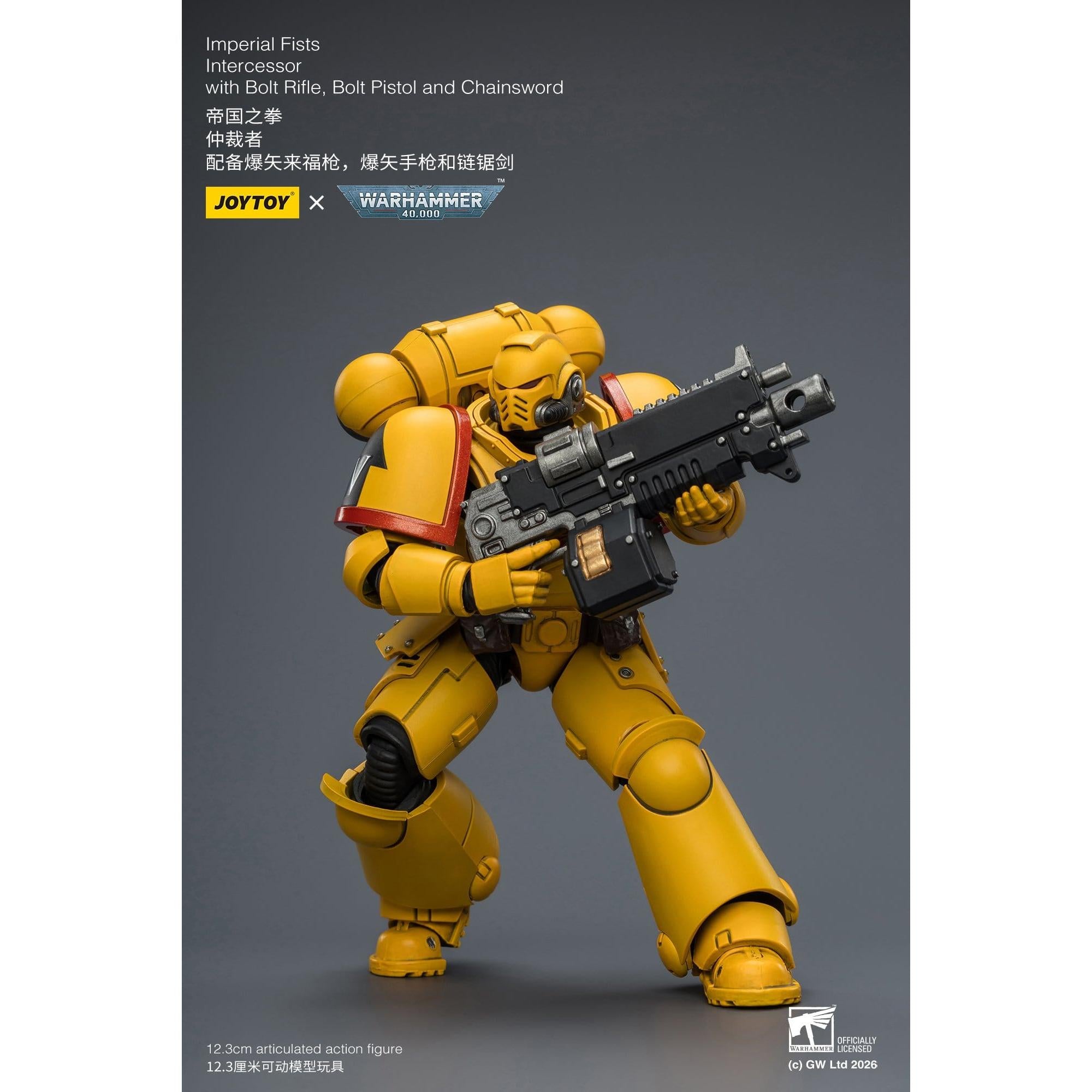 Warhammer 40k: Imperial Fists Intercessor-Actionfiguren-JoyToy-Mighty Underground