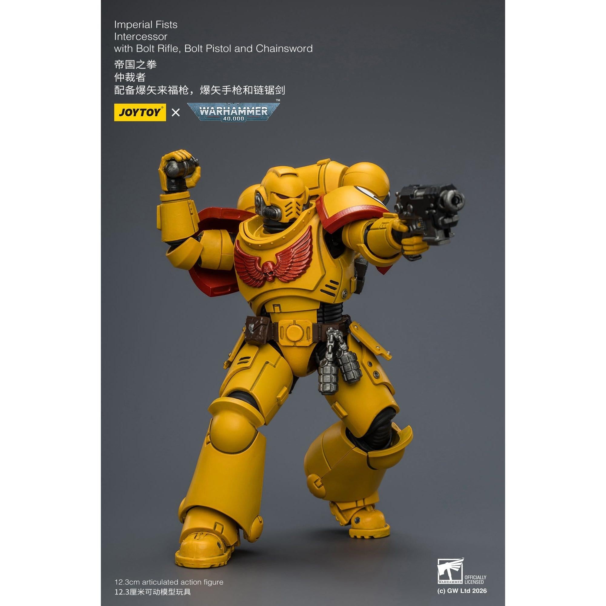 Warhammer 40k: Imperial Fists Intercessor-Actionfiguren-JoyToy-Mighty Underground