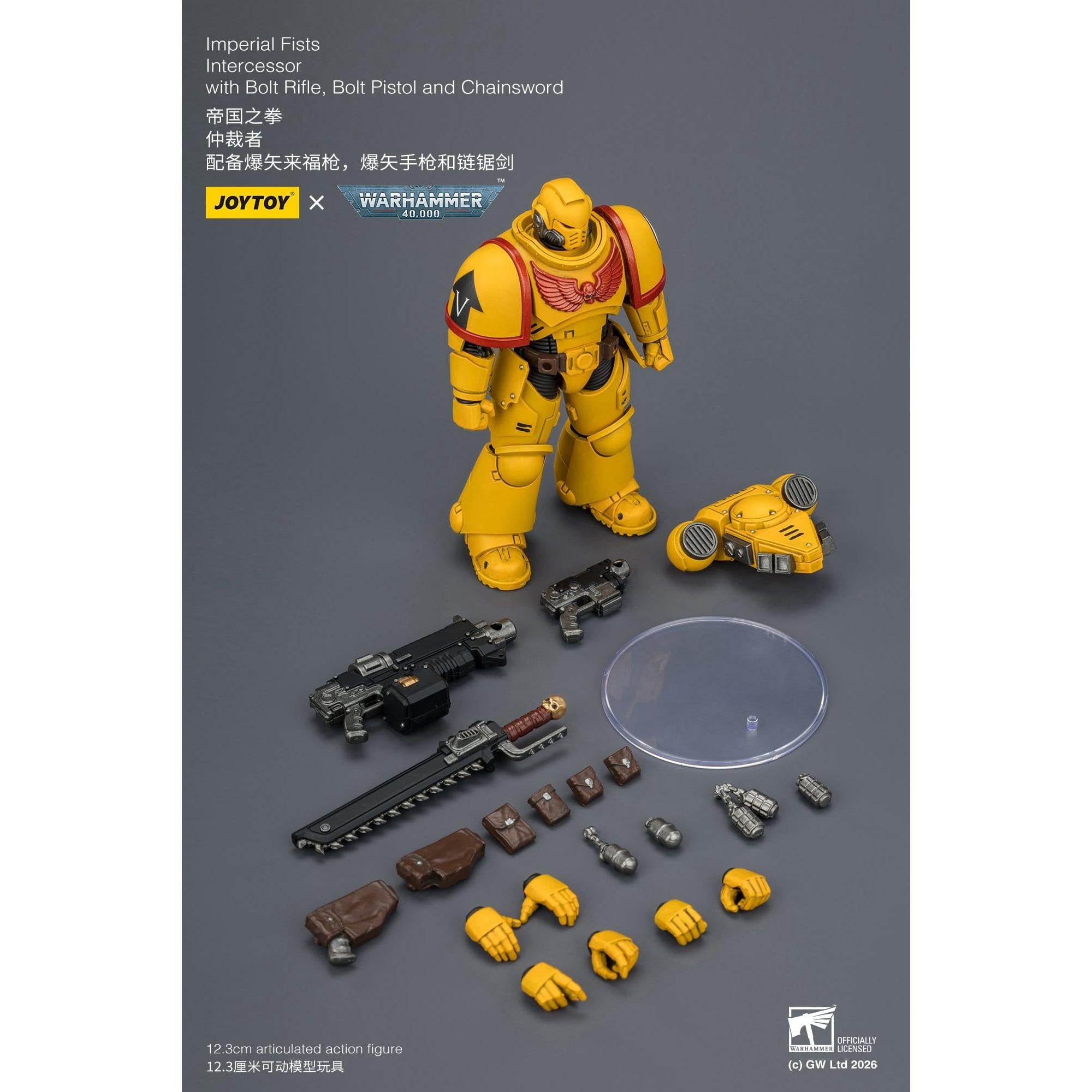 Warhammer 40k: Imperial Fists Intercessor-Actionfiguren-JoyToy-Mighty Underground