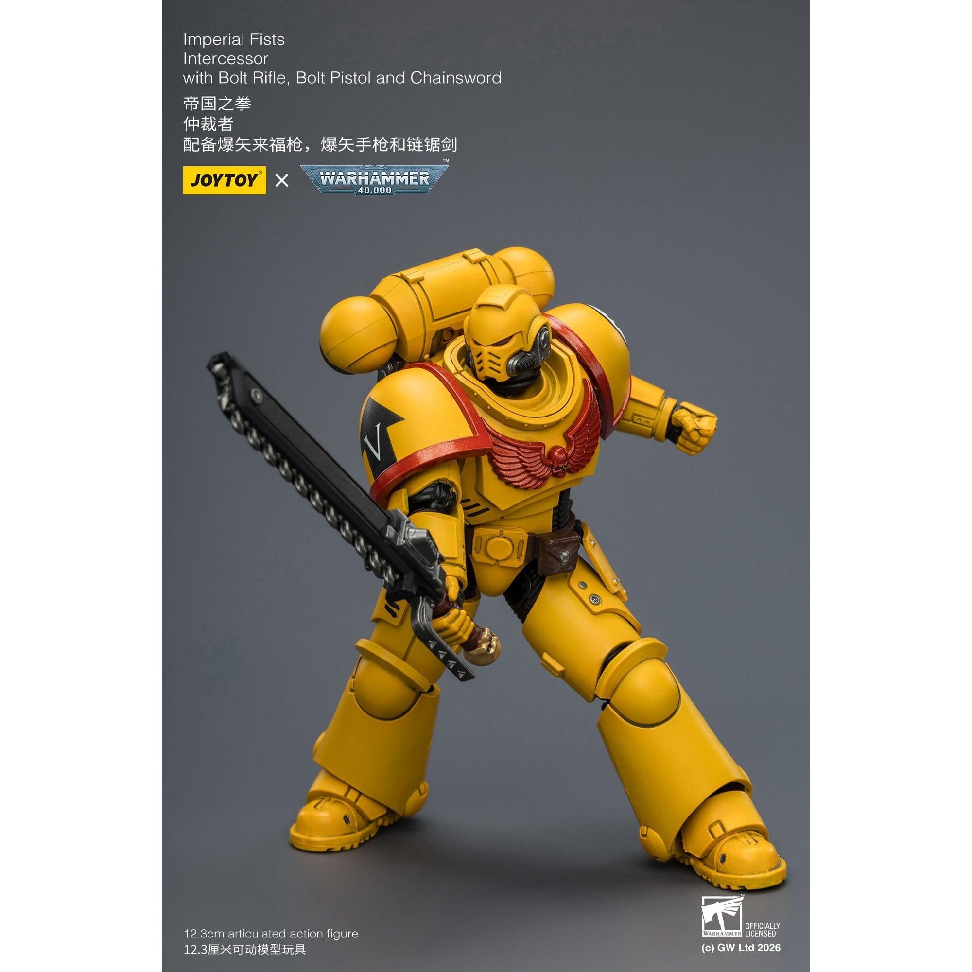 Warhammer 40k: Imperial Fists Intercessor-Actionfiguren-JoyToy-Mighty Underground