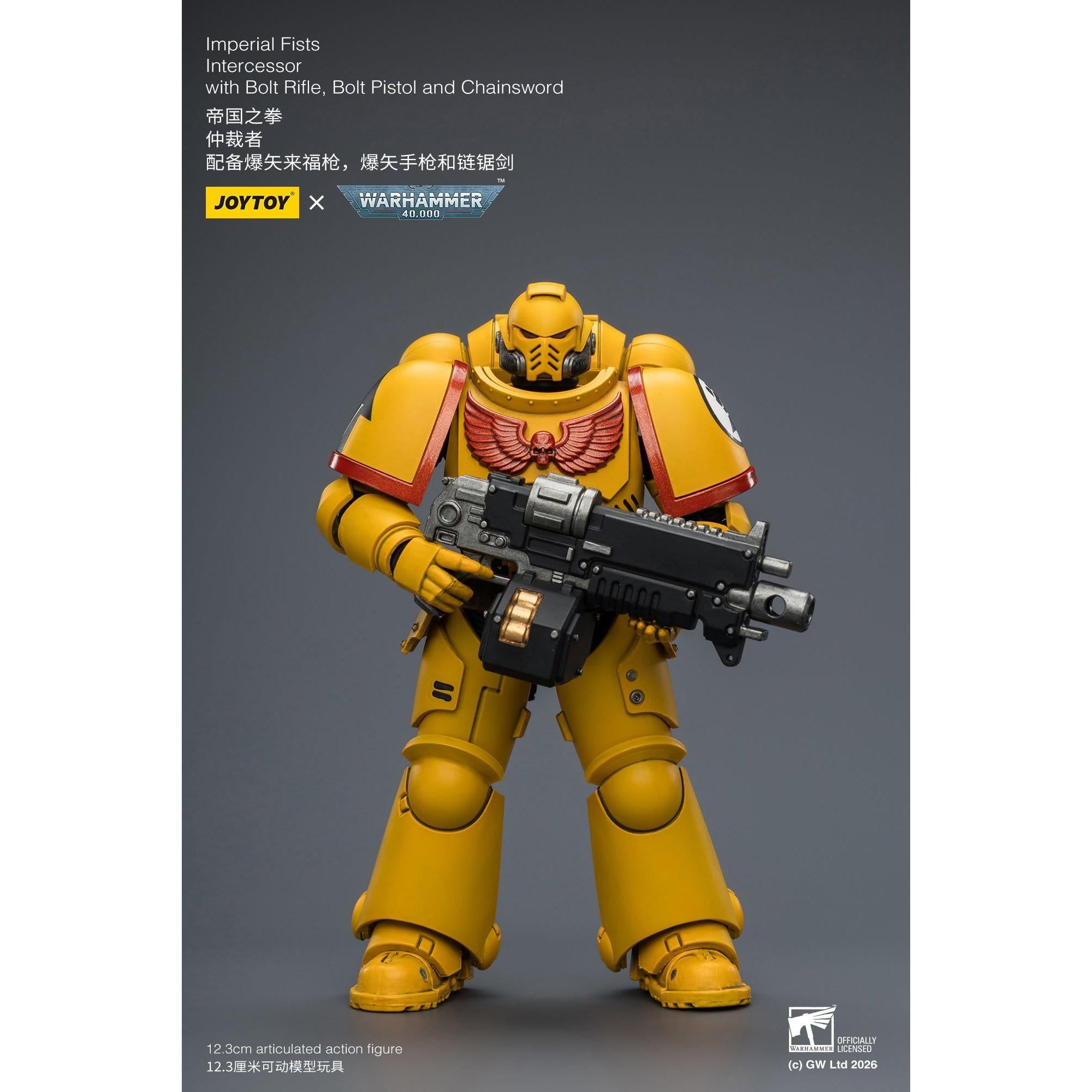Warhammer 40k: Imperial Fists Intercessor-Actionfiguren-JoyToy-Mighty Underground