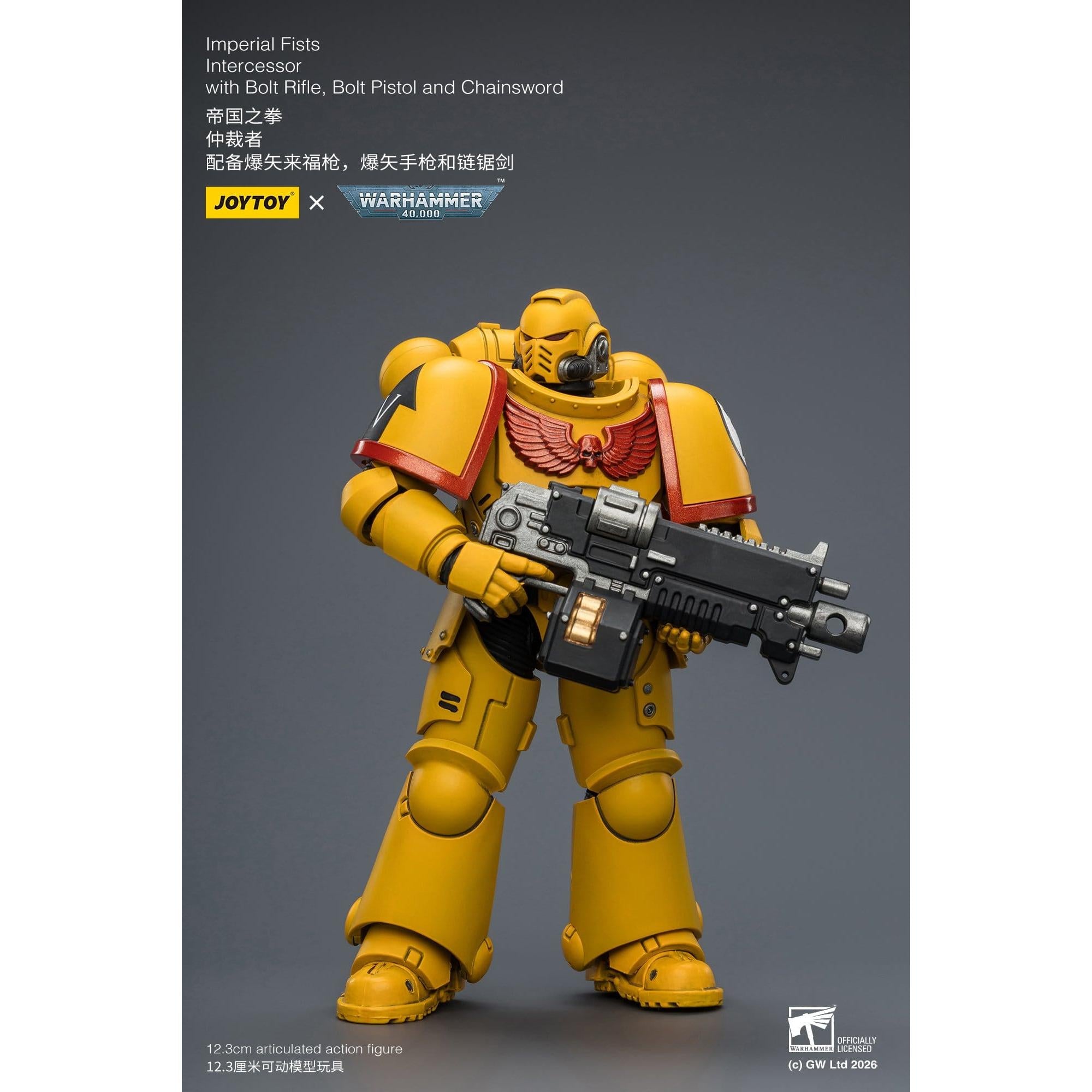 Warhammer 40k: Imperial Fists Intercessor-Actionfiguren-JoyToy-Mighty Underground