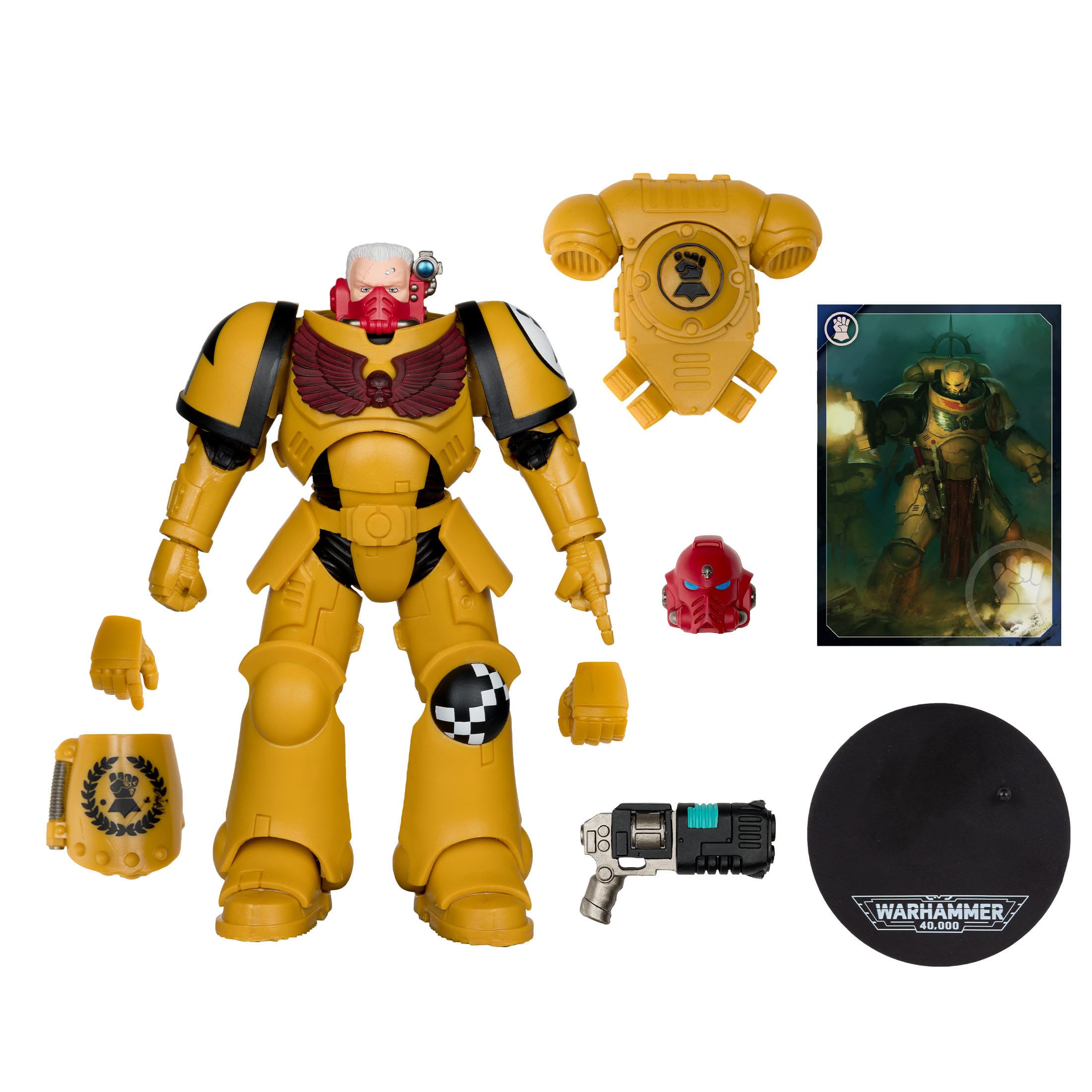 Warhammer 40k: Imperial Fists Intercessor Sergeant-Actionfiguren-McFarlane Toys-Mighty Underground
