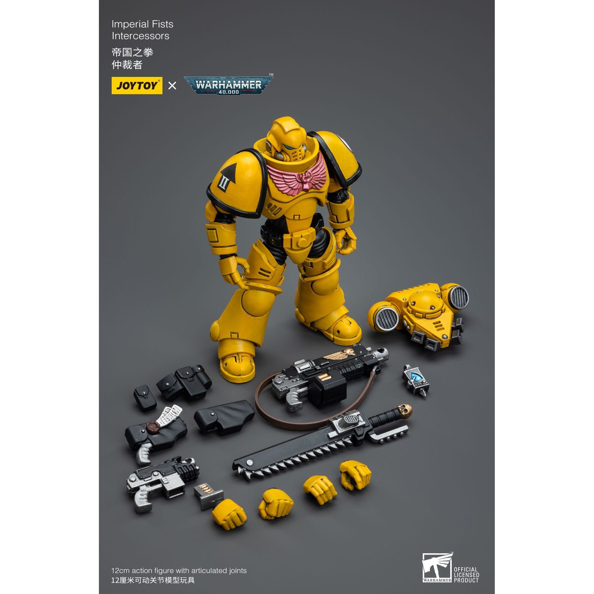 Warhammer 40k: Imperial Fists Intercessors - 12 cm-Actionfiguren-JoyToy-Mighty Underground