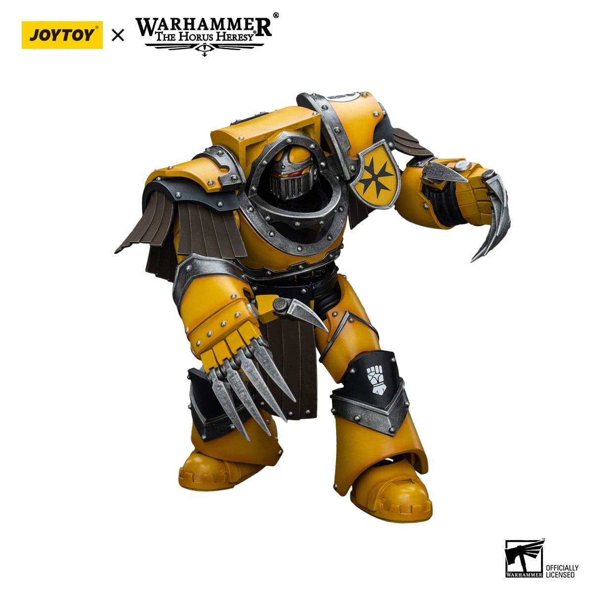 Warhammer 40k: Imperial Fists Legion Cataphractii Terminator Squad Legion Cataphractii with Lightning Claws - 12 cm (The Horus Heresy)-Actionfiguren-JoyToy-Mighty Underground