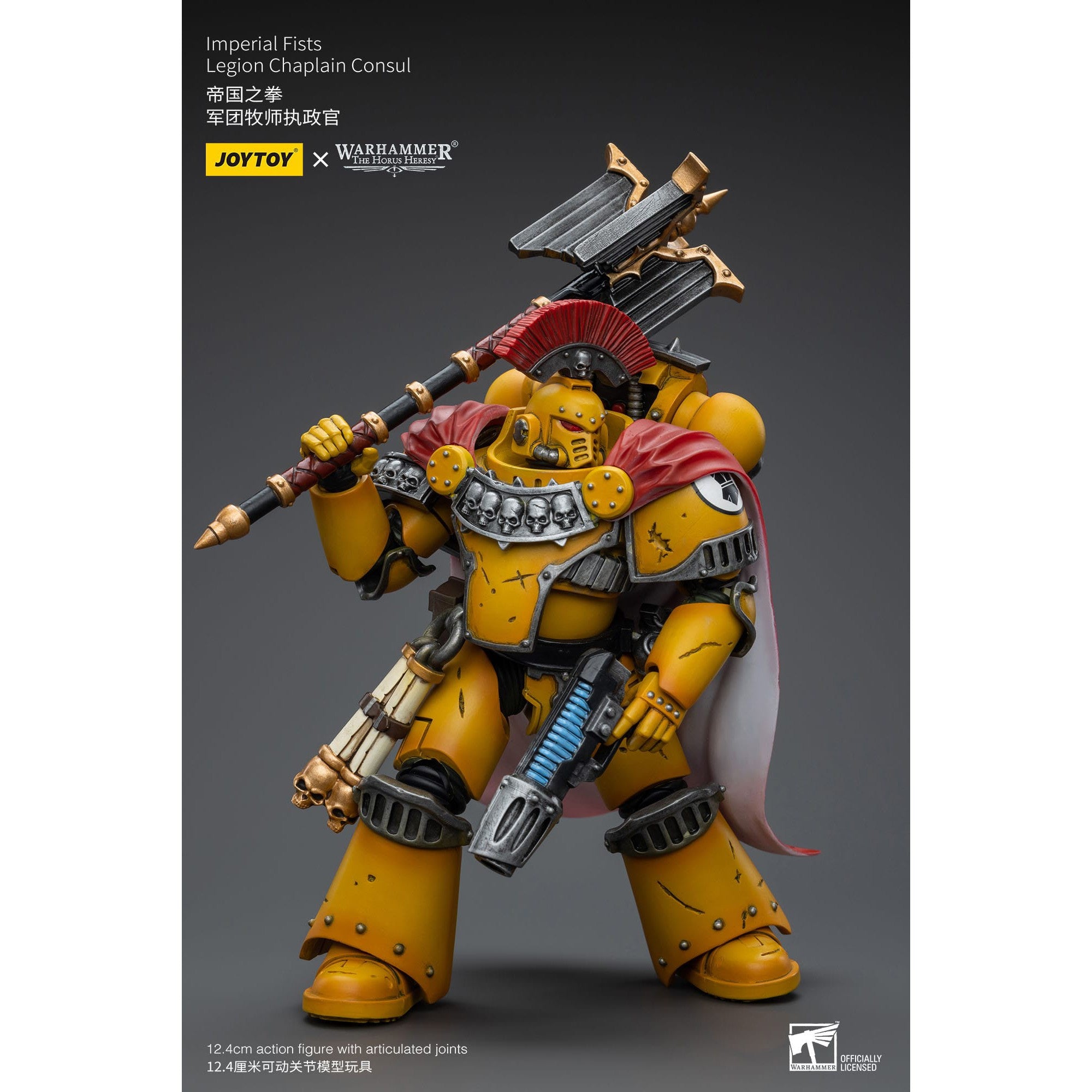 Warhammer 40k: Imperial Fists Legion Chaplain Consul - 12 cm (The Horus Heresy)-Actionfiguren-JoyToy-Mighty Underground