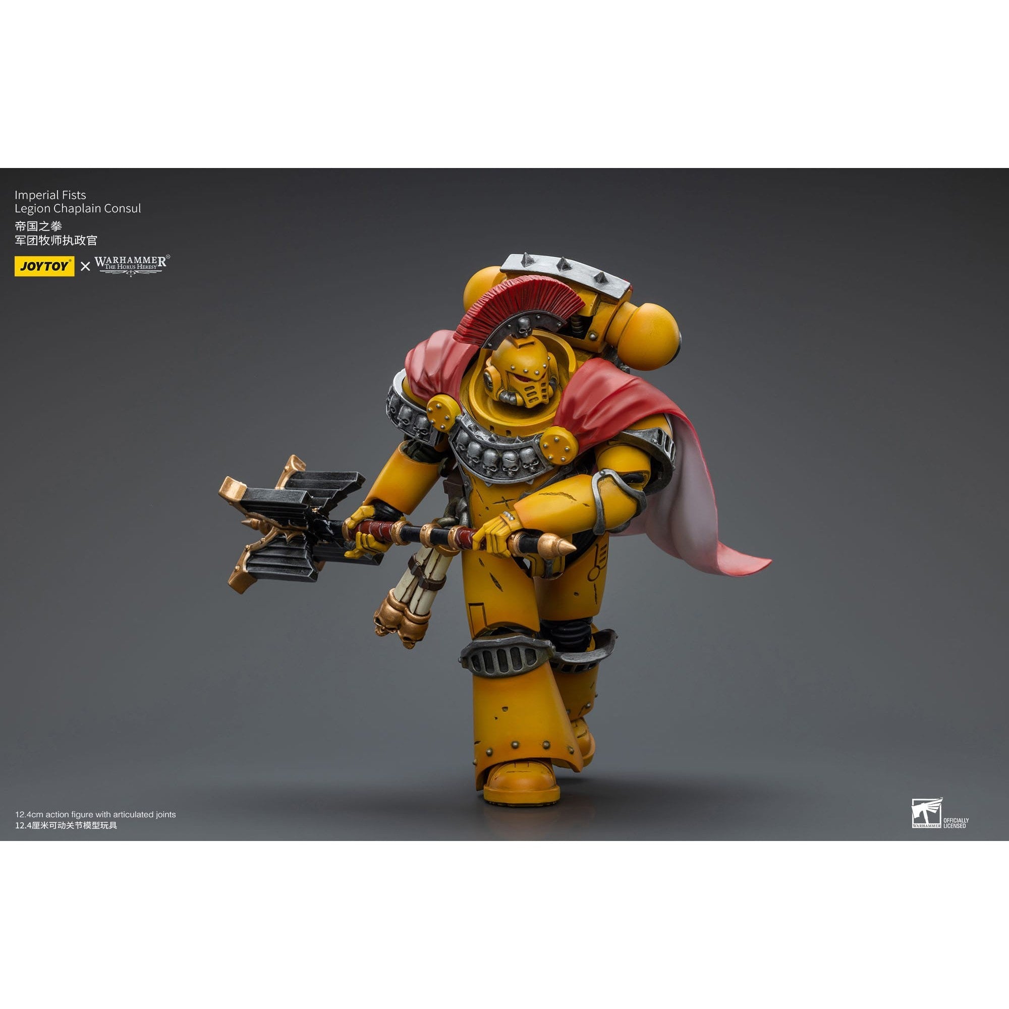 Warhammer 40k: Imperial Fists Legion Chaplain Consul - 12 cm (The Horus Heresy)-Actionfiguren-JoyToy-Mighty Underground