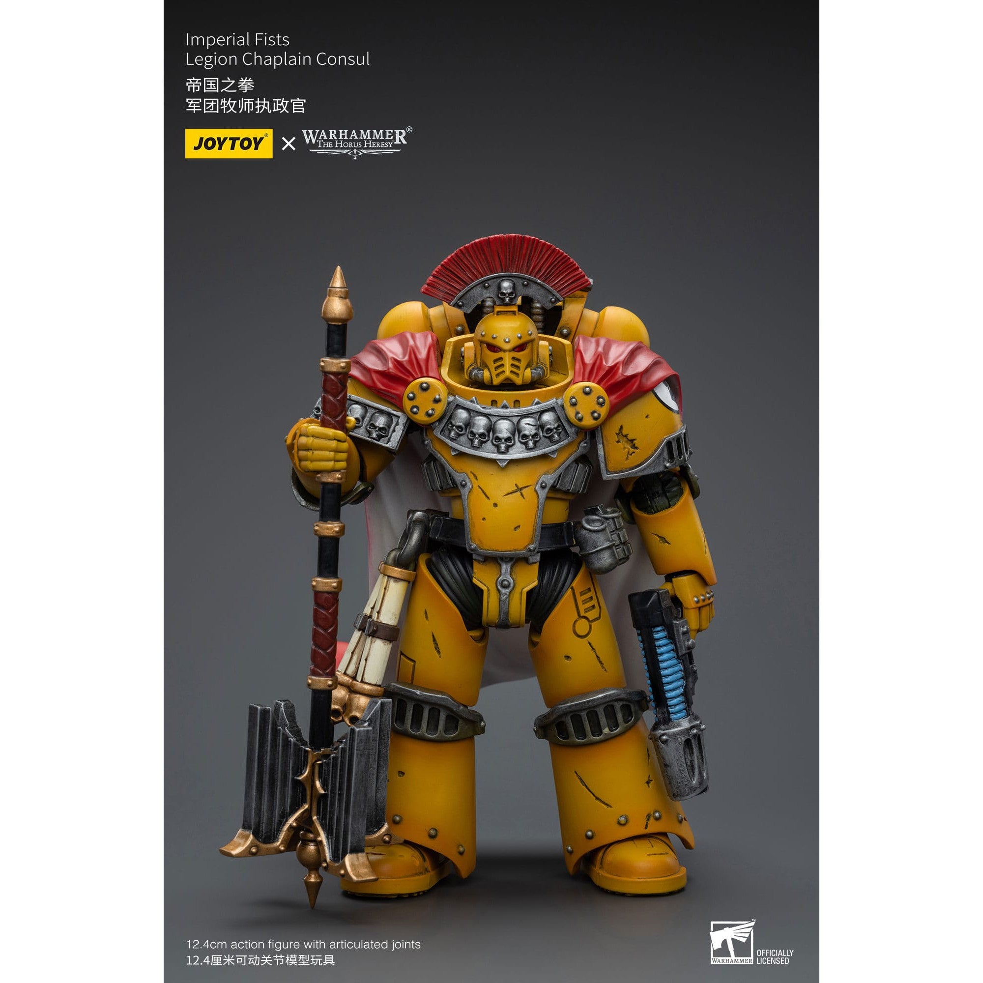 Warhammer 40k: Imperial Fists Legion Chaplain Consul - 12 cm (The Horus Heresy)-Actionfiguren-JoyToy-Mighty Underground