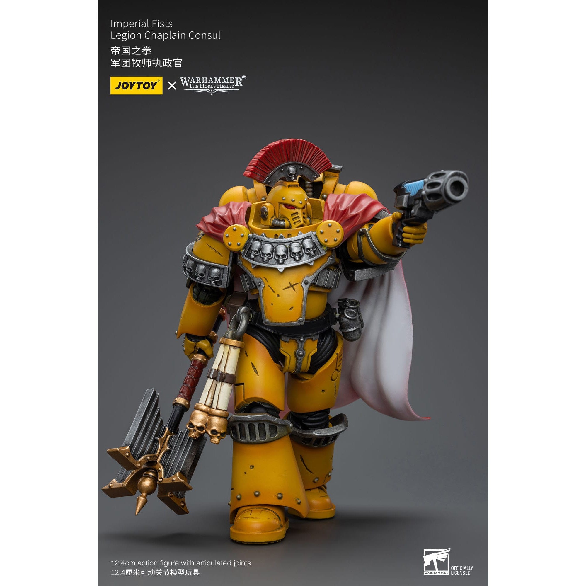 Warhammer 40k: Imperial Fists Legion Chaplain Consul - 12 cm (The Horus Heresy)-Actionfiguren-JoyToy-Mighty Underground