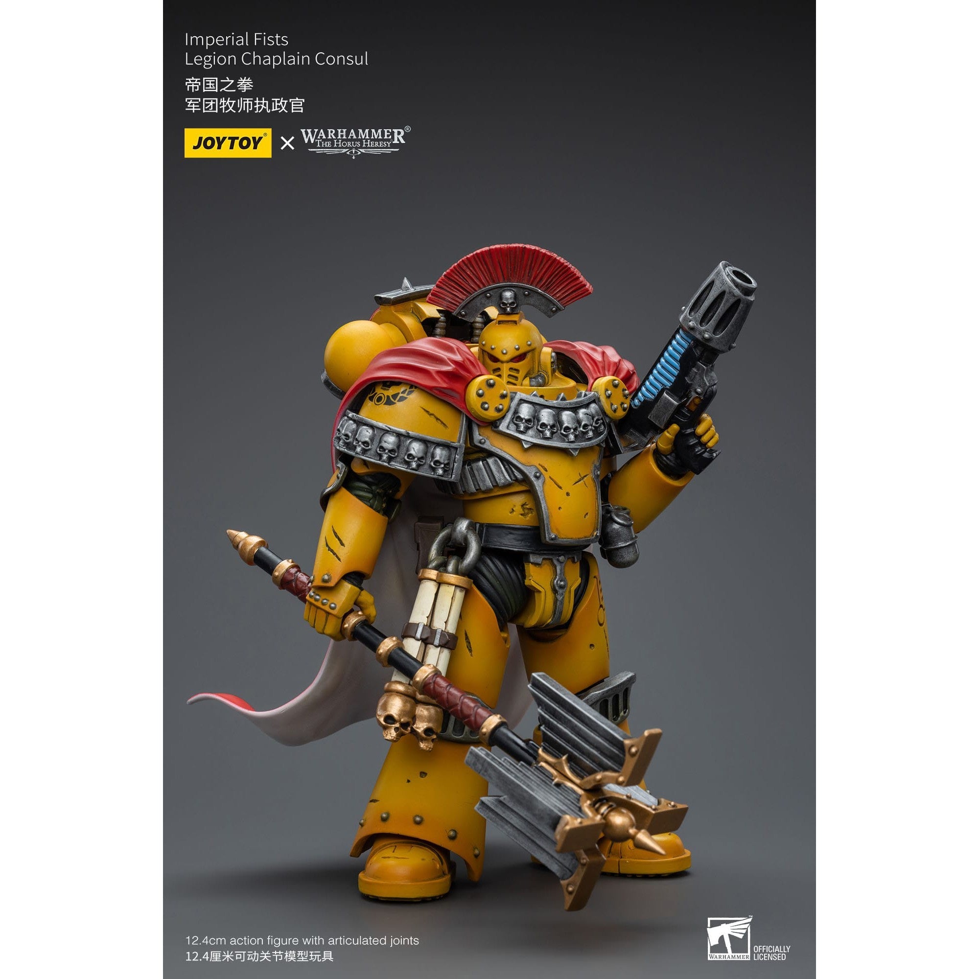 Warhammer 40k: Imperial Fists Legion Chaplain Consul - 12 cm (The Horus Heresy)-Actionfiguren-JoyToy-Mighty Underground