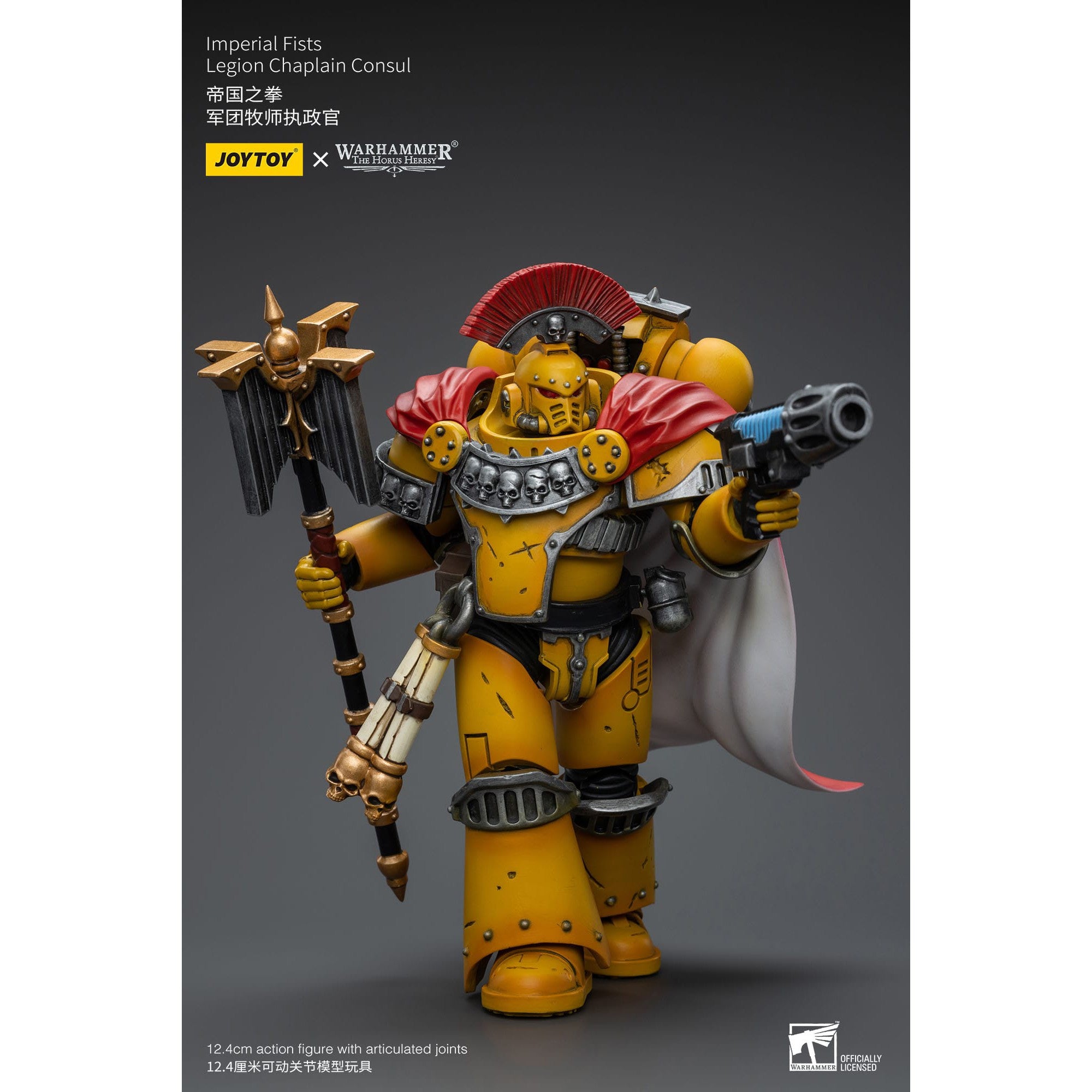 Warhammer 40k: Imperial Fists Legion Chaplain Consul - 12 cm (The Horus Heresy)-Actionfiguren-JoyToy-Mighty Underground