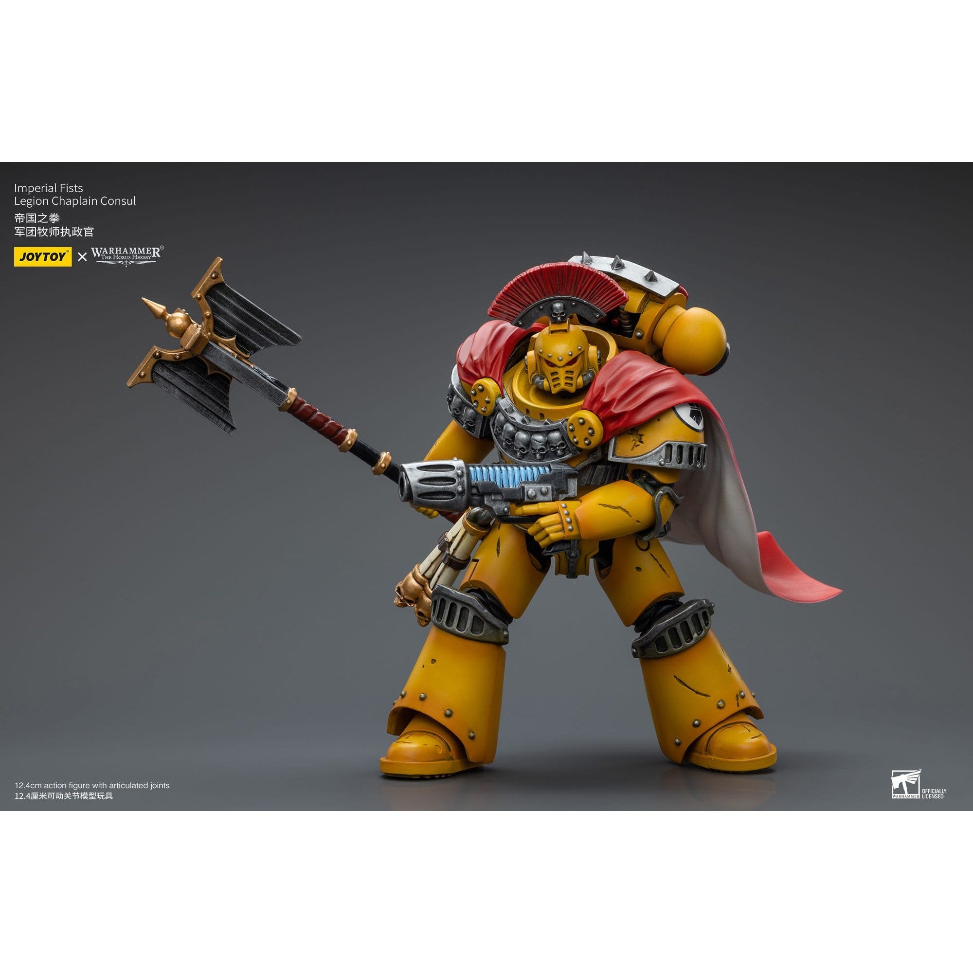 Warhammer 40k: Imperial Fists Legion Chaplain Consul - 12 cm (The Horus Heresy)-Actionfiguren-JoyToy-Mighty Underground