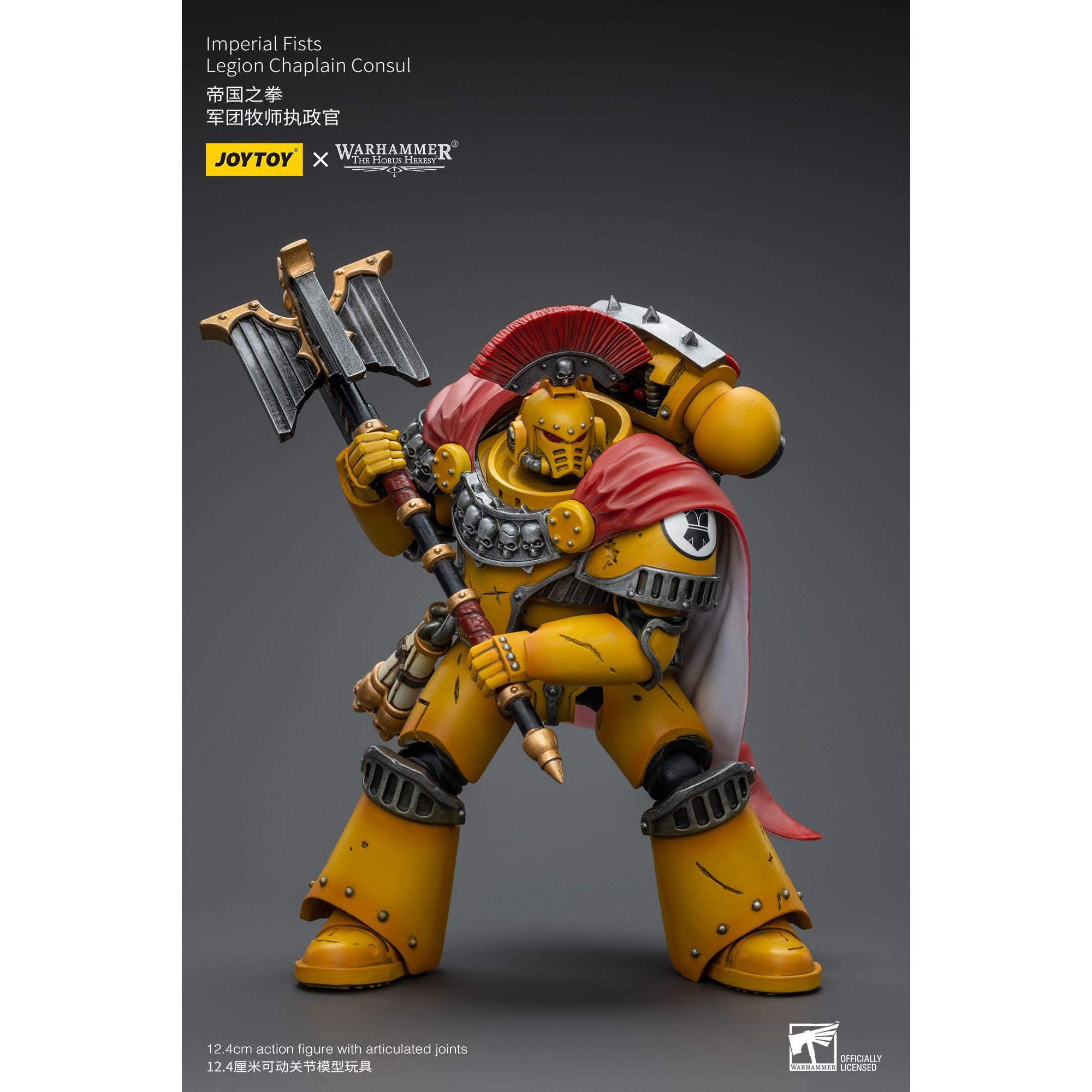 Warhammer 40k: Imperial Fists Legion Chaplain Consul - 12 cm (The Horus Heresy)-Actionfiguren-JoyToy-Mighty Underground