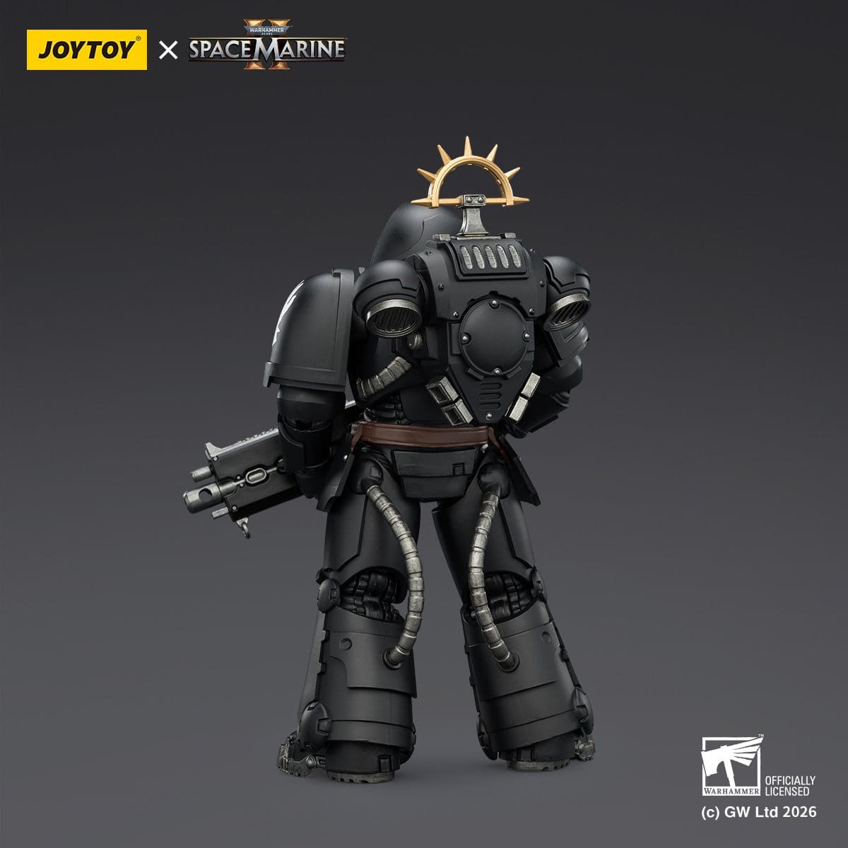 Warhammer 40k: Iron Hands Heavy Intercessor (Game Edition, Spacemarine 2)-Actionfiguren-JoyToy-Mighty Underground