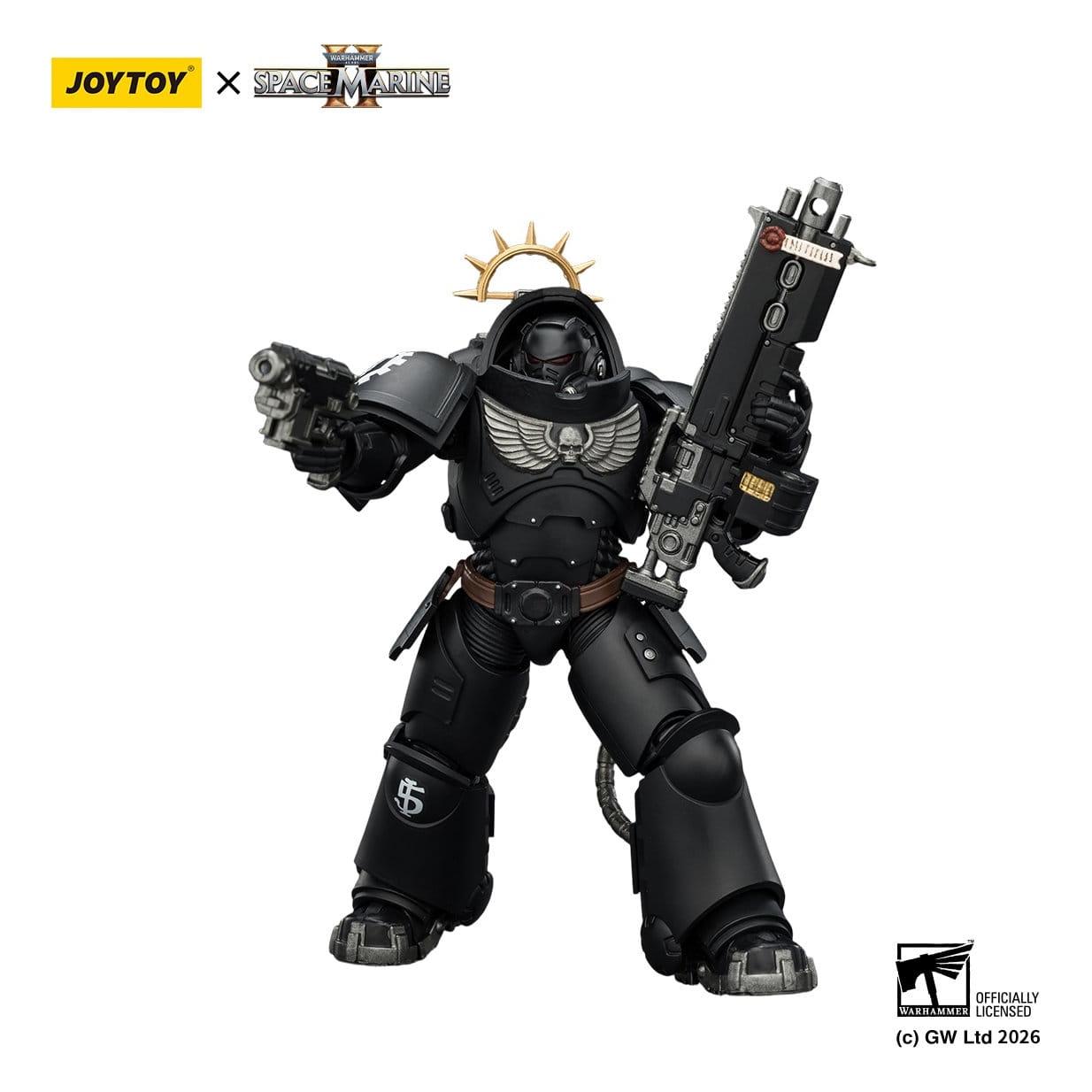 Warhammer 40k: Iron Hands Heavy Intercessor (Game Edition, Spacemarine 2)-Actionfiguren-JoyToy-Mighty Underground