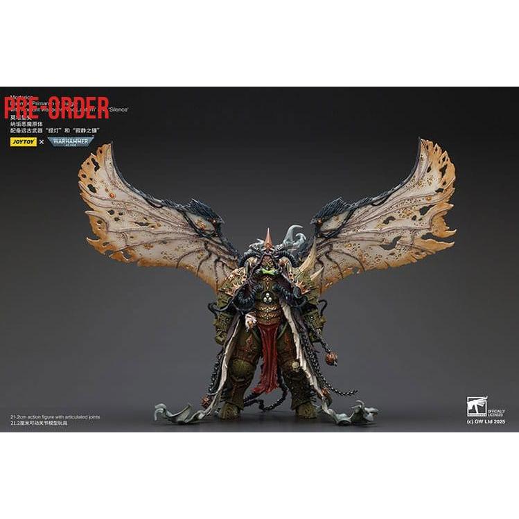 Warhammer 40k: Mortarion Daemon Primarch of Nurgle with Ancient weapons The Lantern and Silence-Actionfiguren-JoyToy-Mighty Underground
