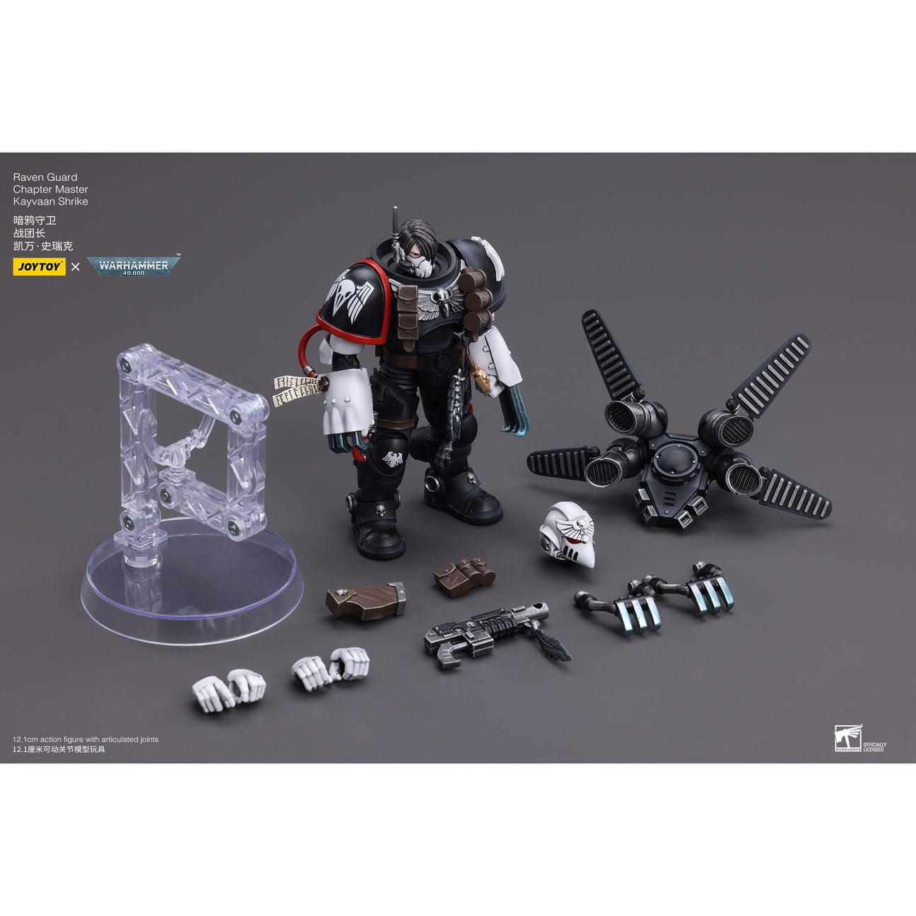 Warhammer 40k: Raven Guard Chapter Master Kayvaan Shrike - 12 cm ...