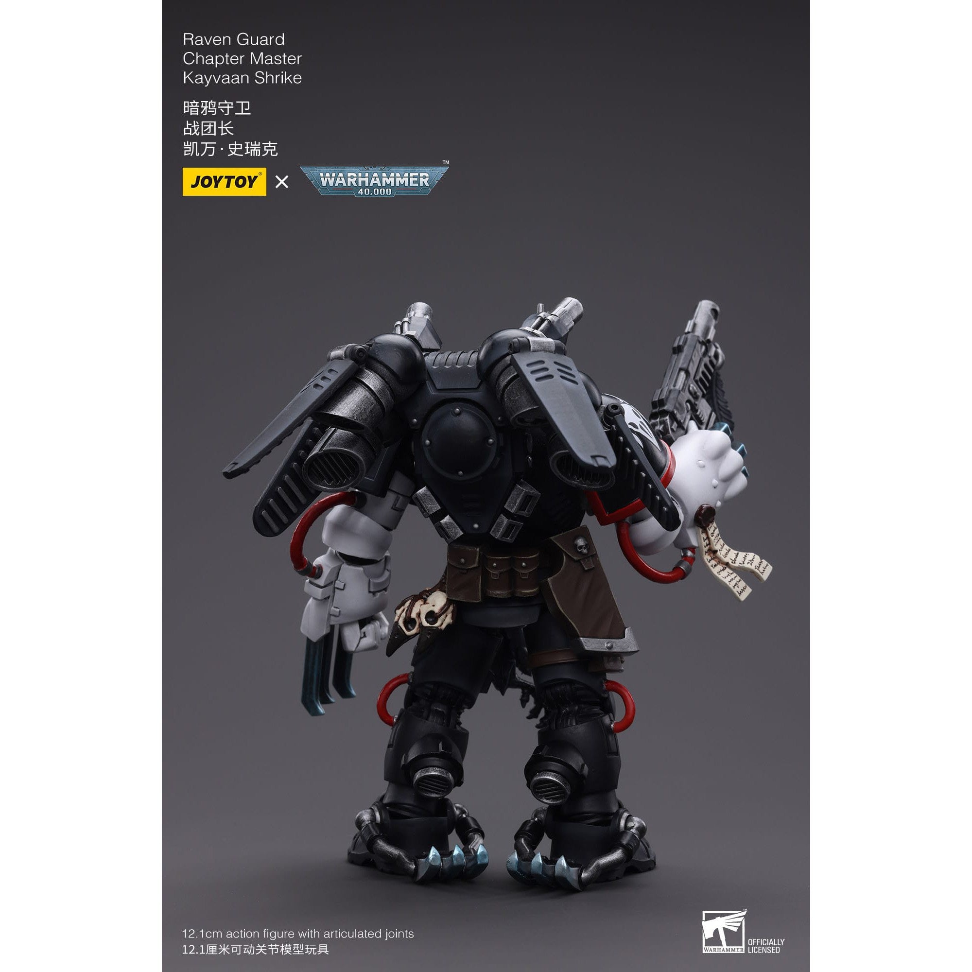 Warhammer 40k: Raven Guard Chapter Master Kayvaan Shrike - 12 cm-Actionfiguren-JoyToy-Mighty Underground