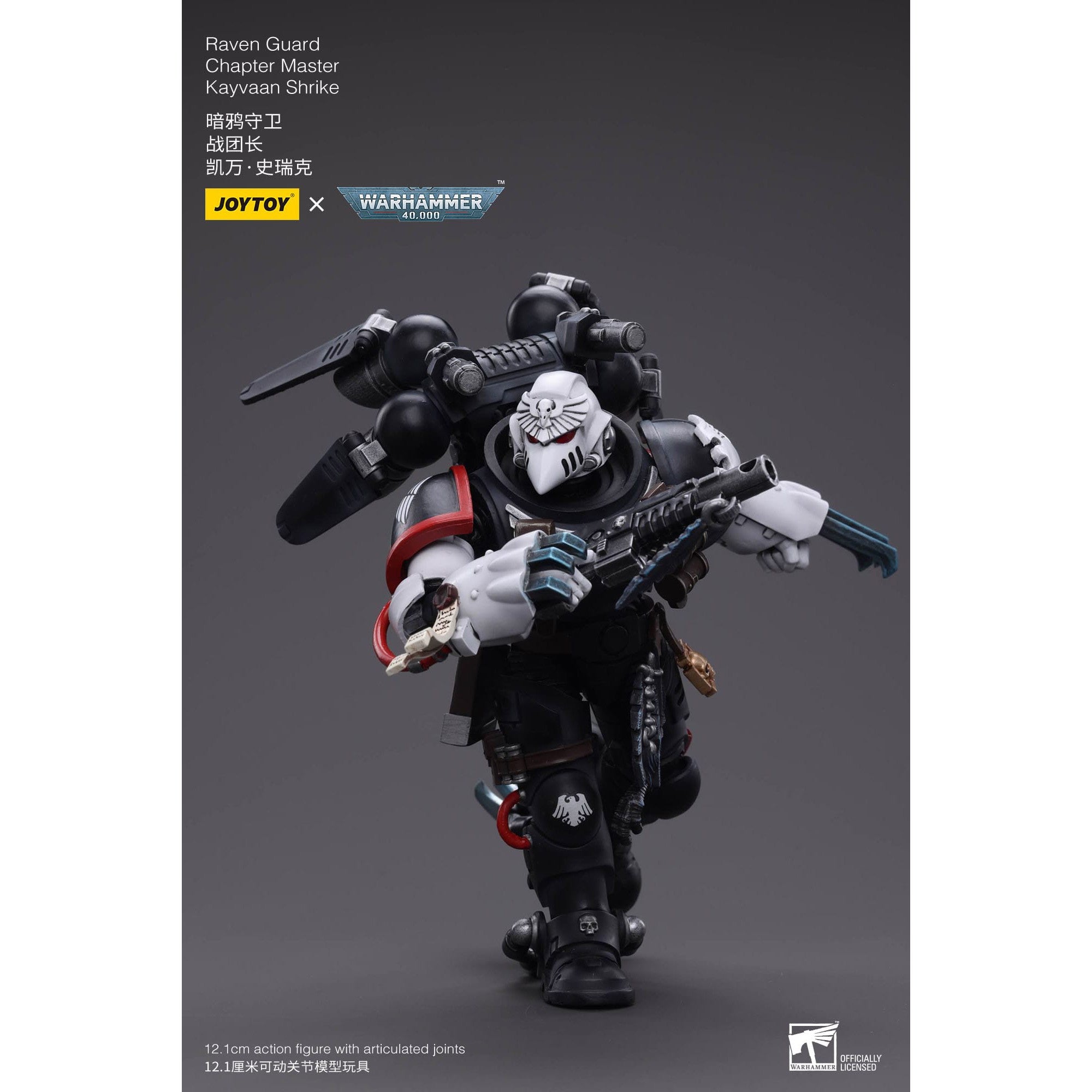 Warhammer 40k: Raven Guard Chapter Master Kayvaan Shrike - 12 cm-Actionfiguren-JoyToy-Mighty Underground