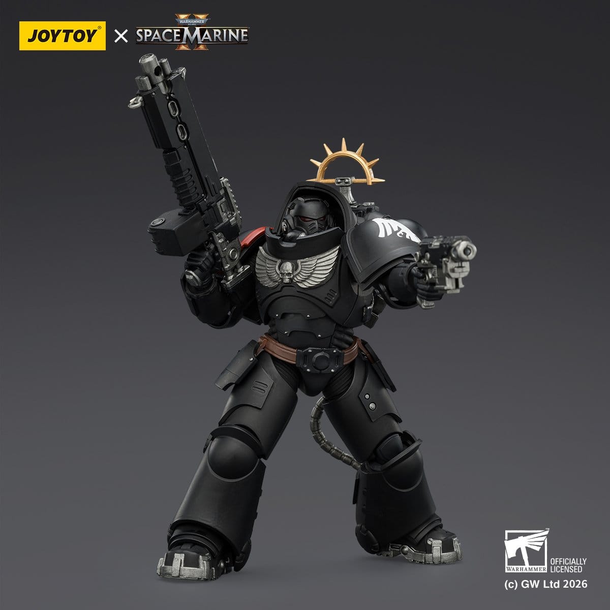 Warhammer 40k: Raven Guard Heavy Intercessor (Game Edition, Spacemarine 2)-Actionfiguren-JoyToy-Mighty Underground