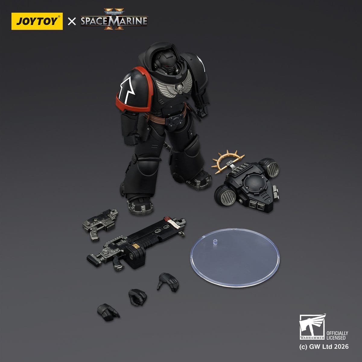 Warhammer 40k: Raven Guard Heavy Intercessor (Game Edition, Spacemarine 2)-Actionfiguren-JoyToy-Mighty Underground