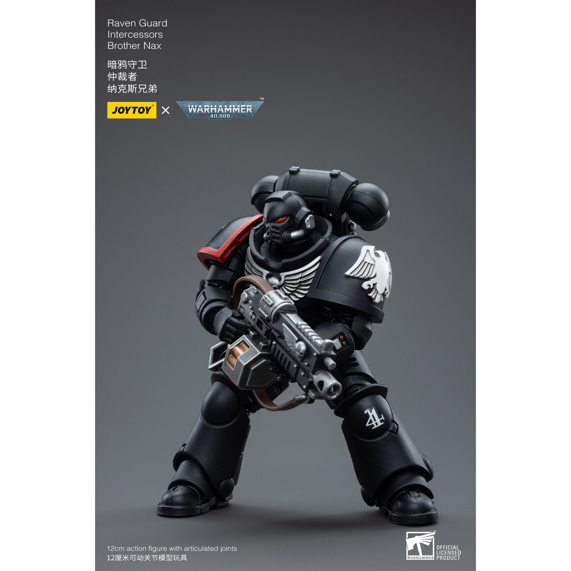 Warhammer 40k: Raven Guard Intercessors Brother Nax - 12 cm-Actionfiguren-JoyToy-Mighty Underground