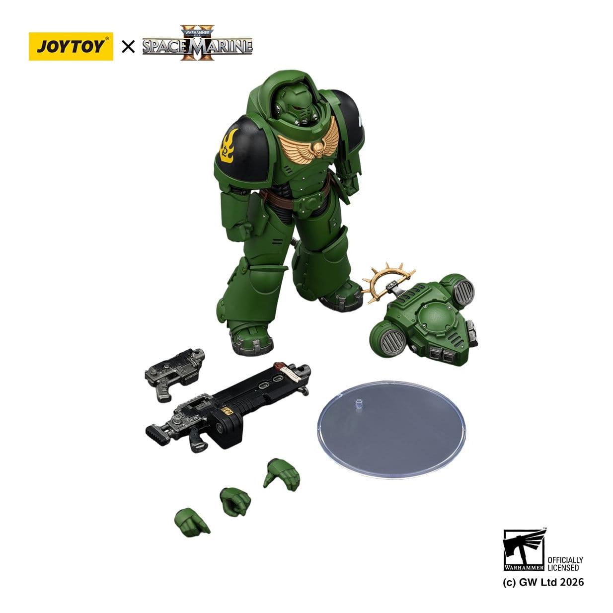 Warhammer 40k: Salamanders Heavy Intercessor (Game Edition, Spacemarine 2)-Actionfiguren-JoyToy-Mighty Underground