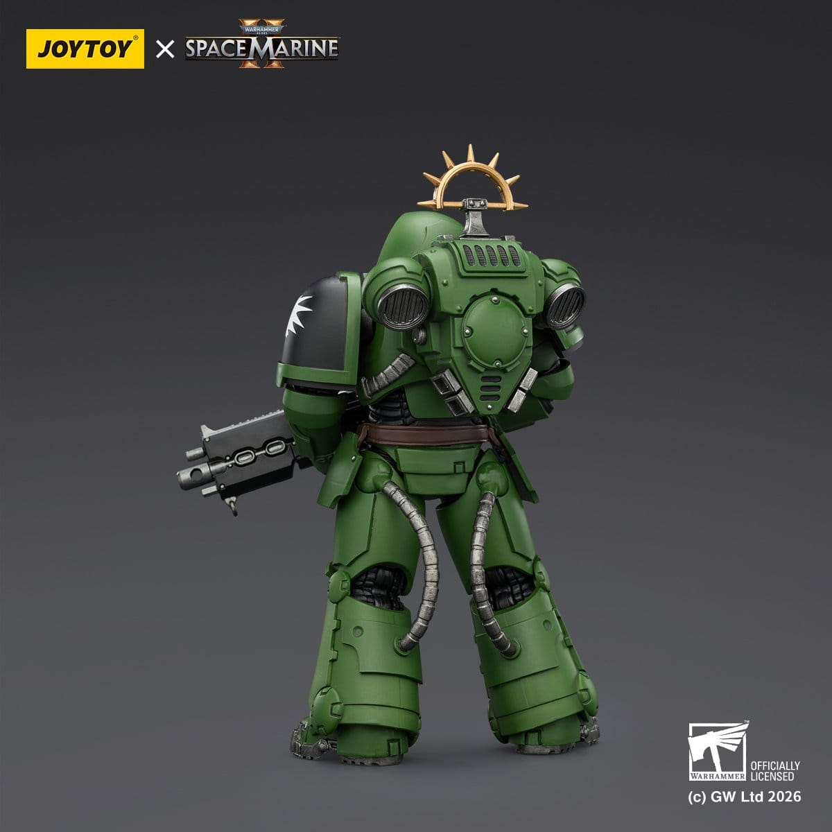Warhammer 40k: Salamanders Heavy Intercessor (Game Edition, Spacemarine 2)-Actionfiguren-JoyToy-Mighty Underground