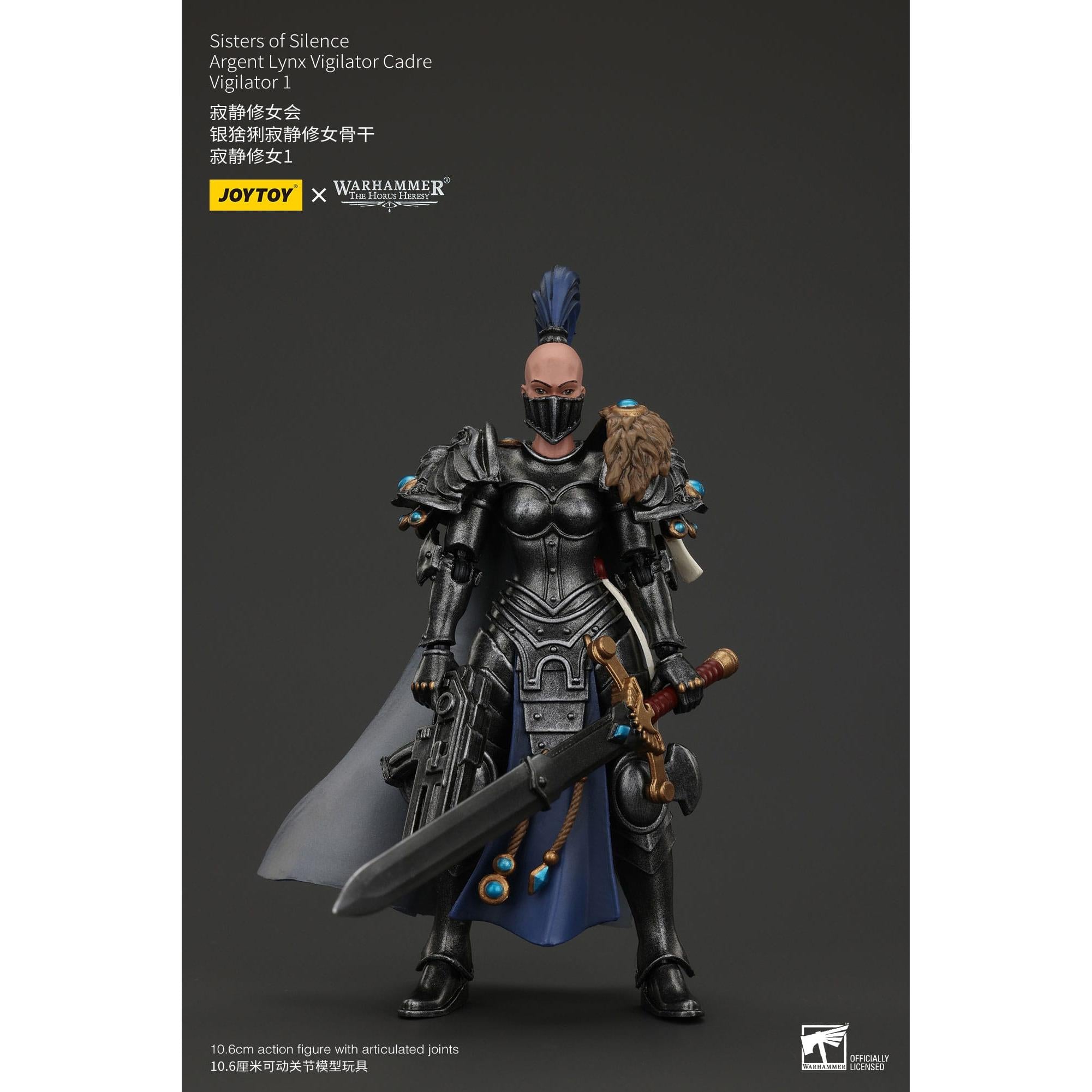 Warhammer 40k: Sisters of Silence Argent Lynx Vigilator Cadre Vigilator 1 (The Horus Heresy)-Actionfiguren-JoyToy-Mighty Underground