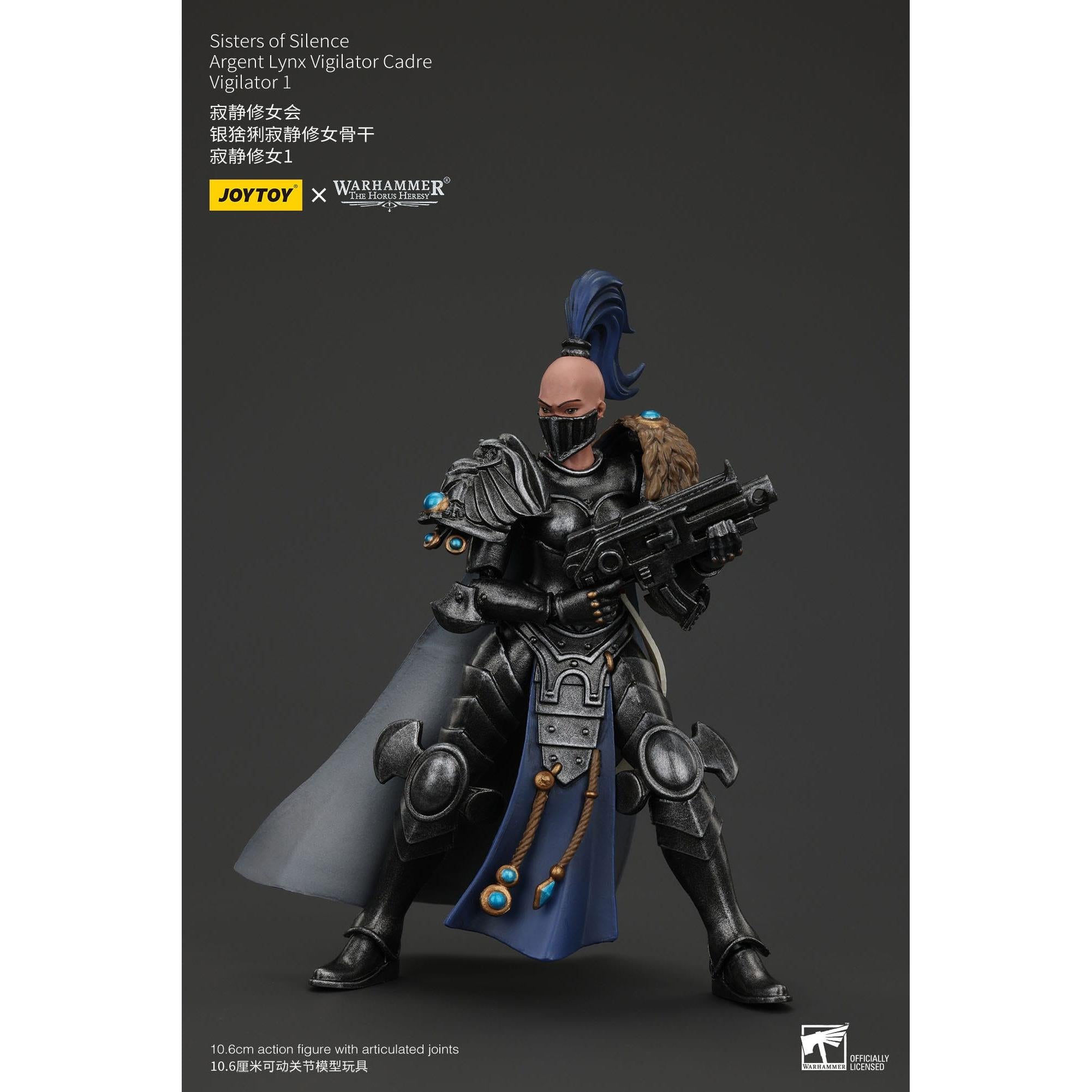 Warhammer 40k: Sisters of Silence Argent Lynx Vigilator Cadre Vigilator 1 (The Horus Heresy)-Actionfiguren-JoyToy-Mighty Underground