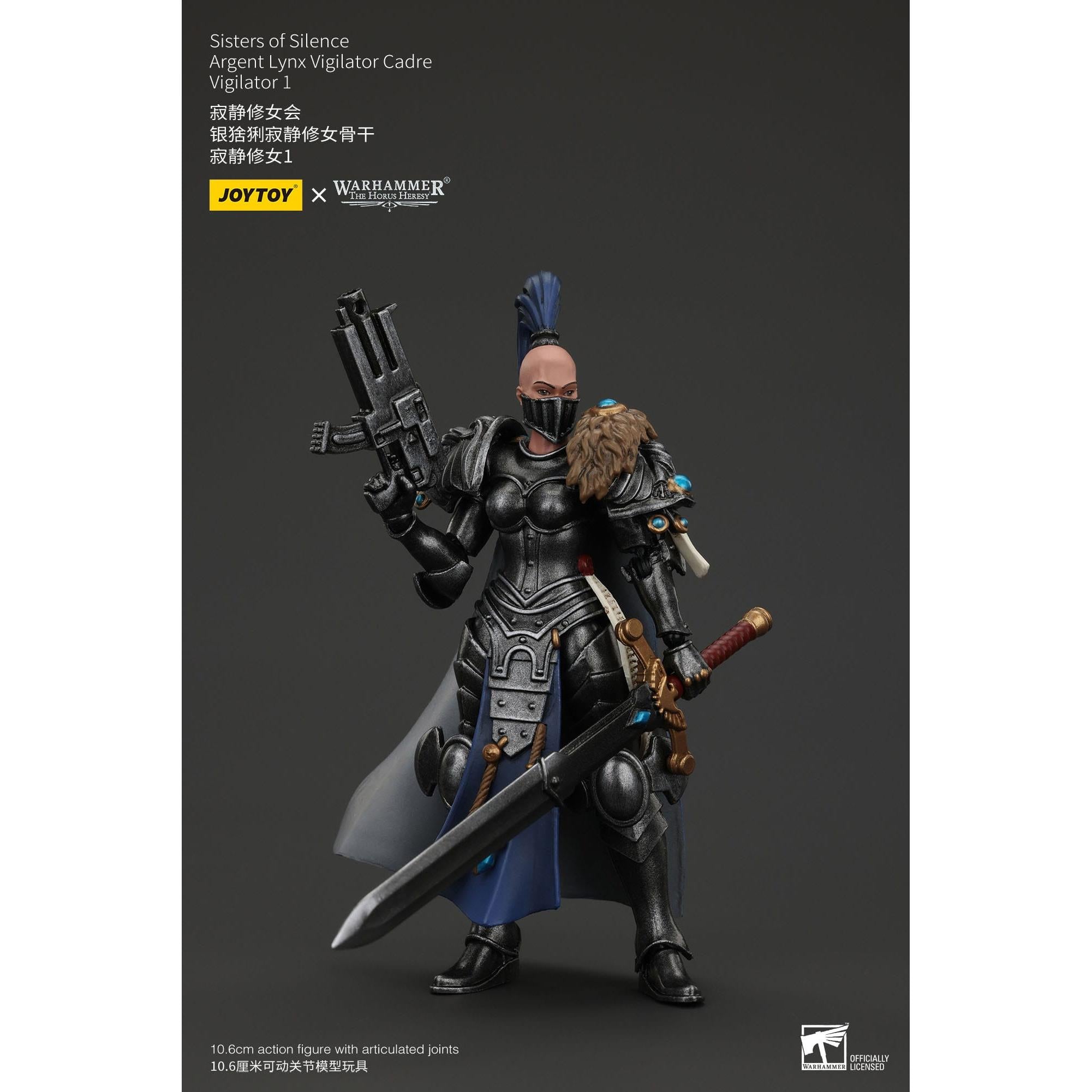 Warhammer 40k: Sisters of Silence Argent Lynx Vigilator Cadre Vigilator 1 (The Horus Heresy)-Actionfiguren-JoyToy-Mighty Underground