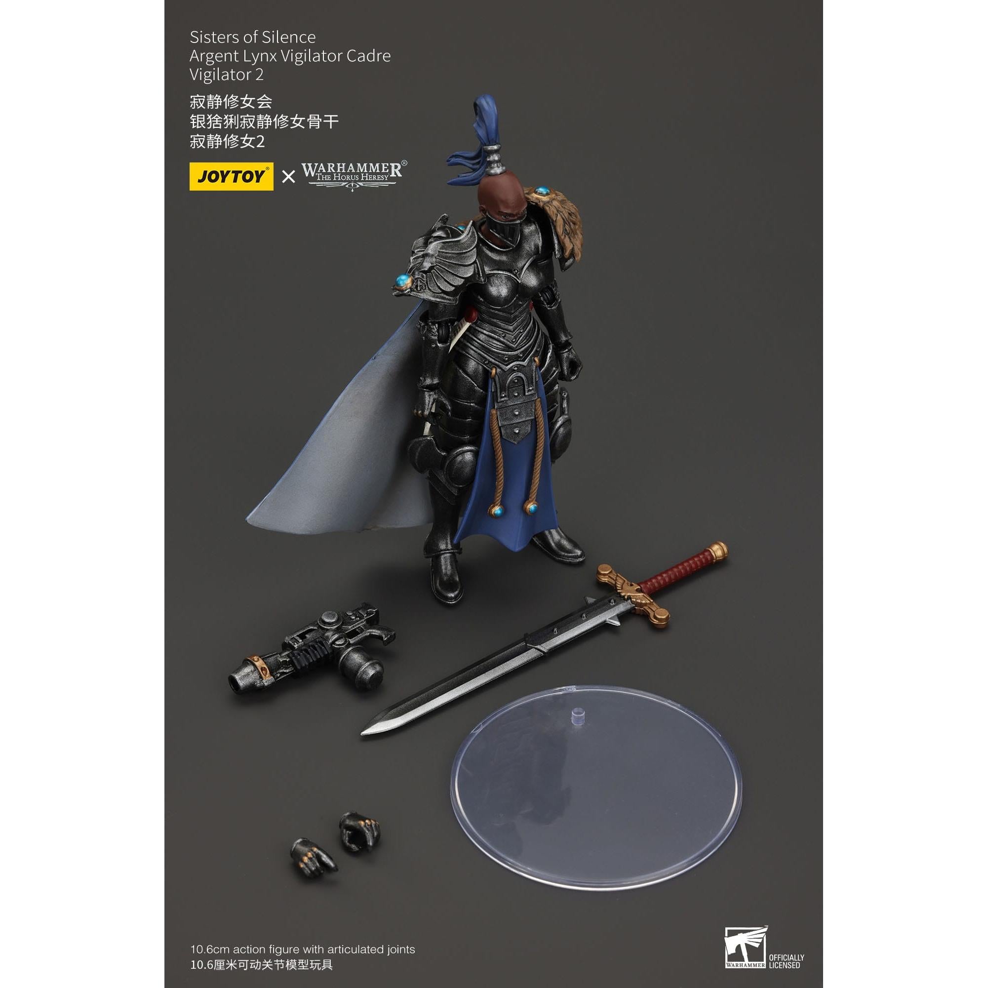 Warhammer 40k: Sisters of Silence Argent Lynx Vigilator Cadre Vigilator 2 (The Horus Heresy)-Actionfiguren-JoyToy-Mighty Underground